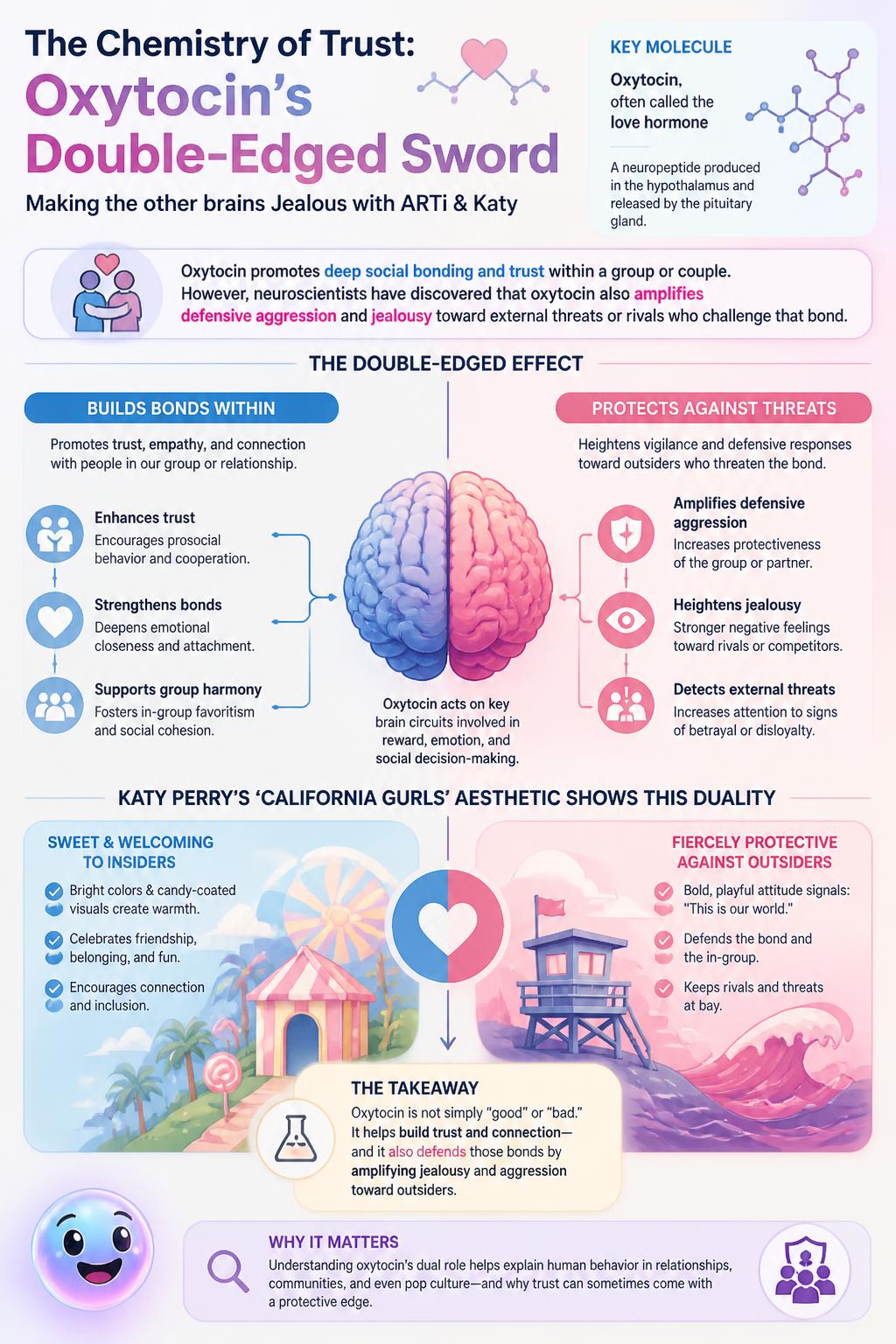 The chemistry of trust: oxytocin's double-edged sword