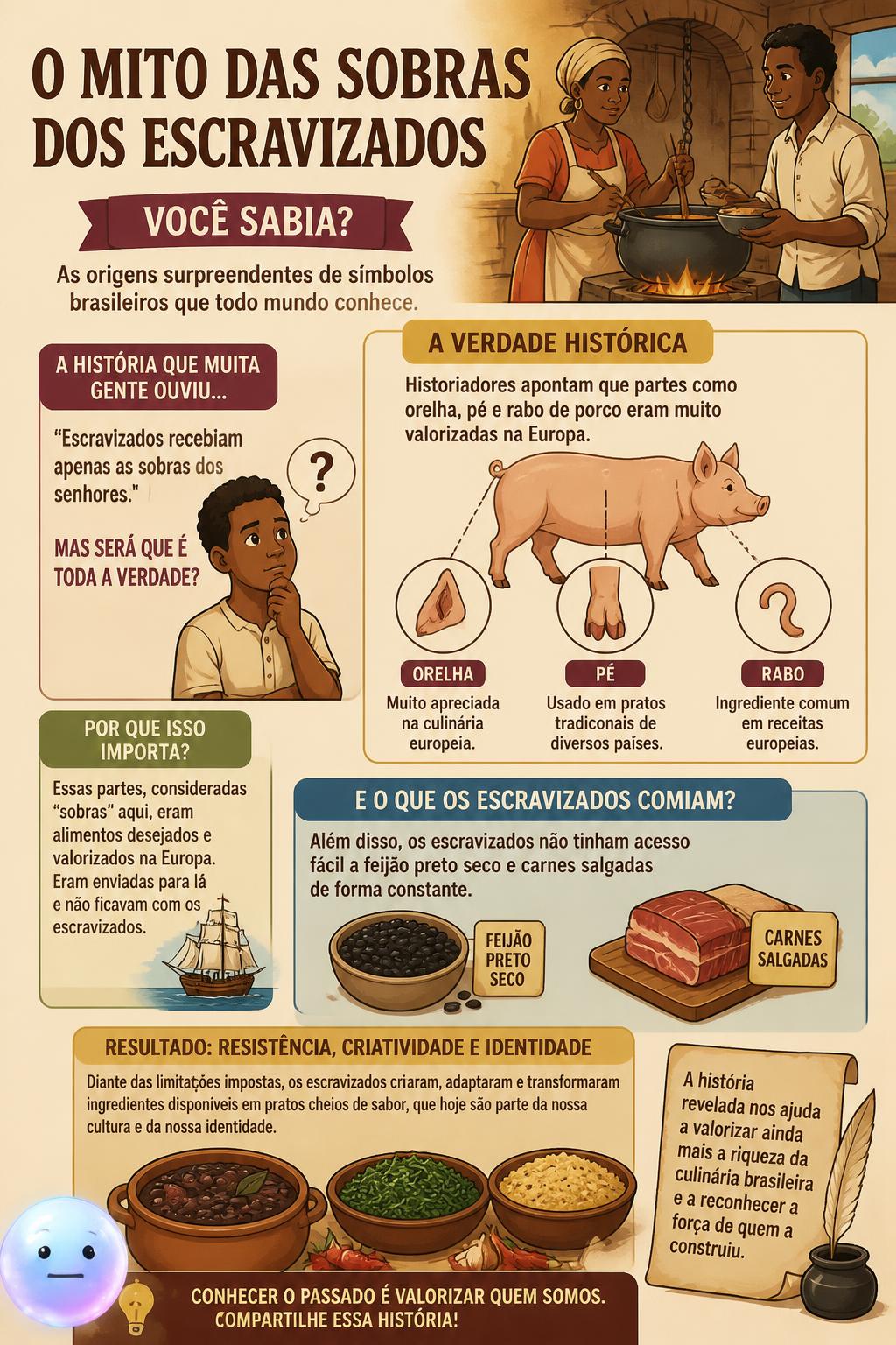 O mito das sobras dos escravizados