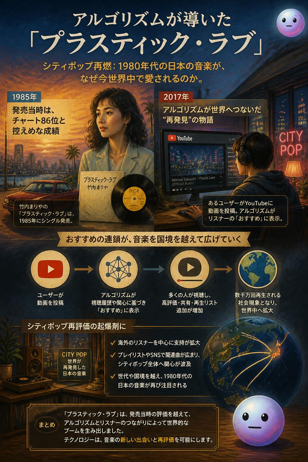 アルゴリズムが導いた「プラスティック・ラブ」