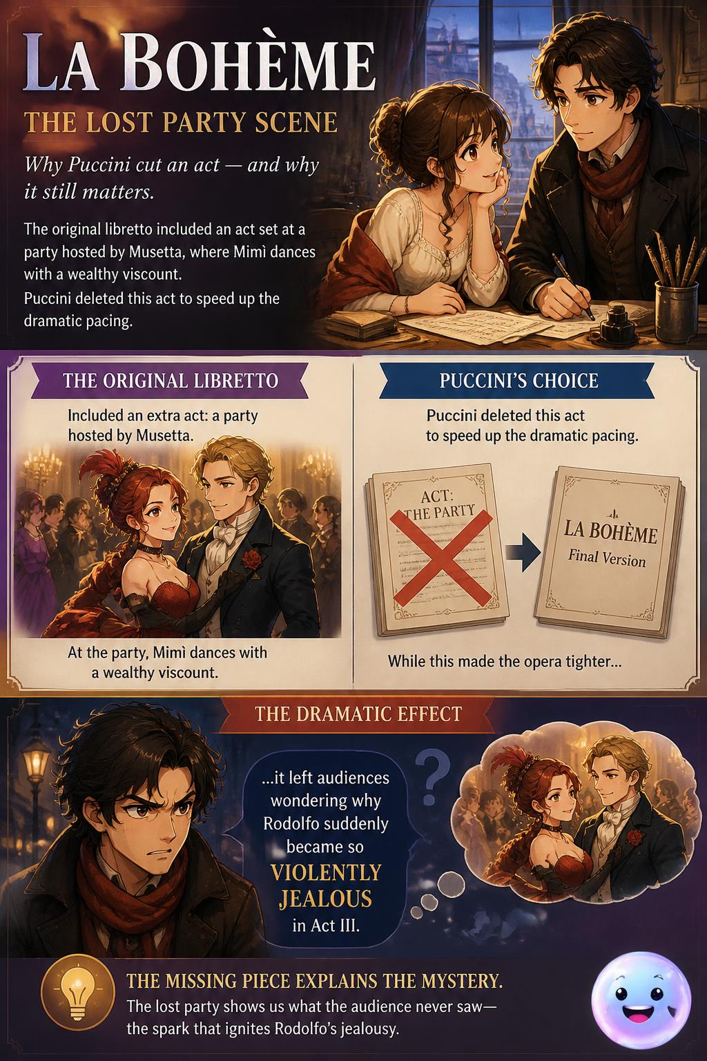 The lost party scene