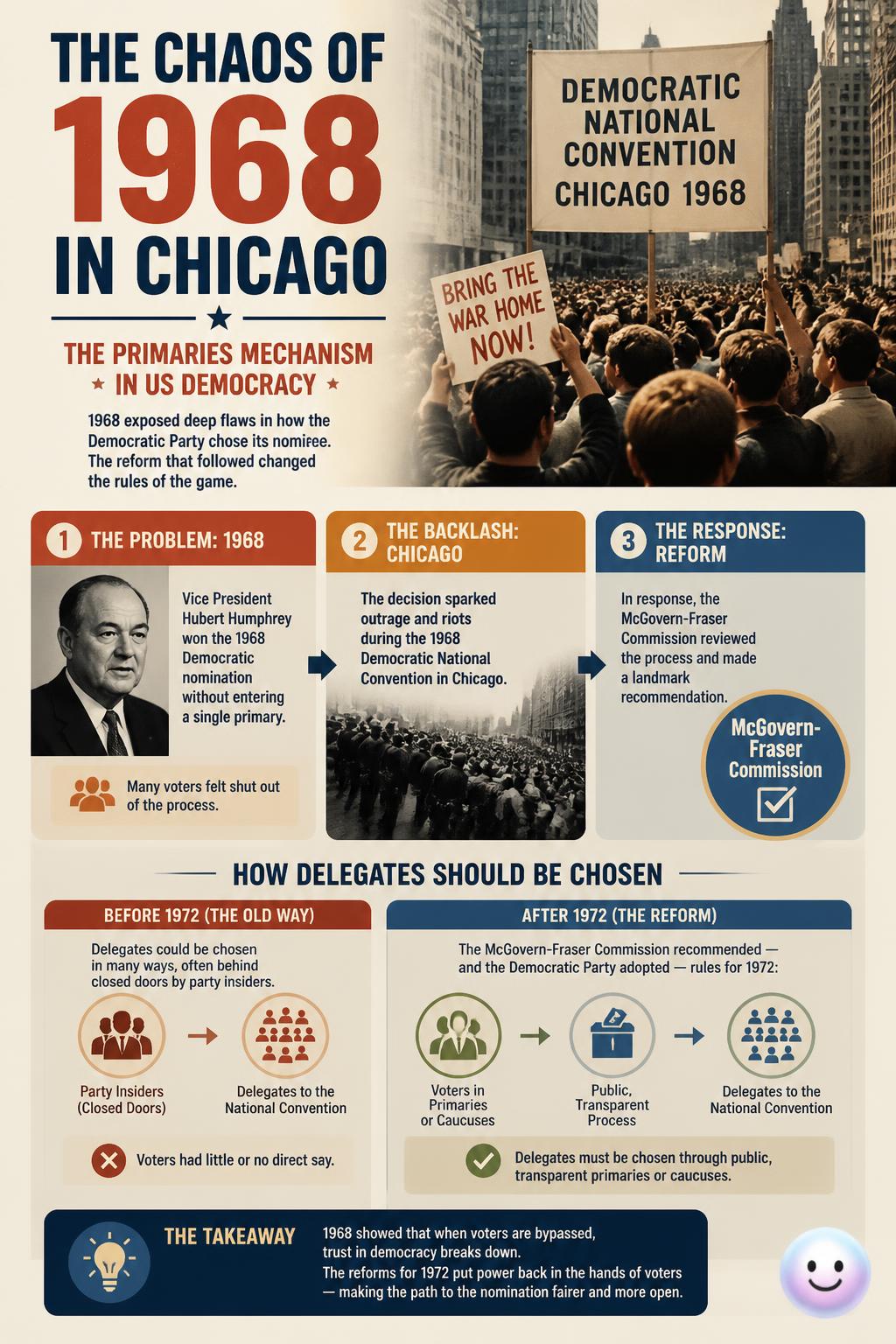 The chaos of 1968 in Chicago