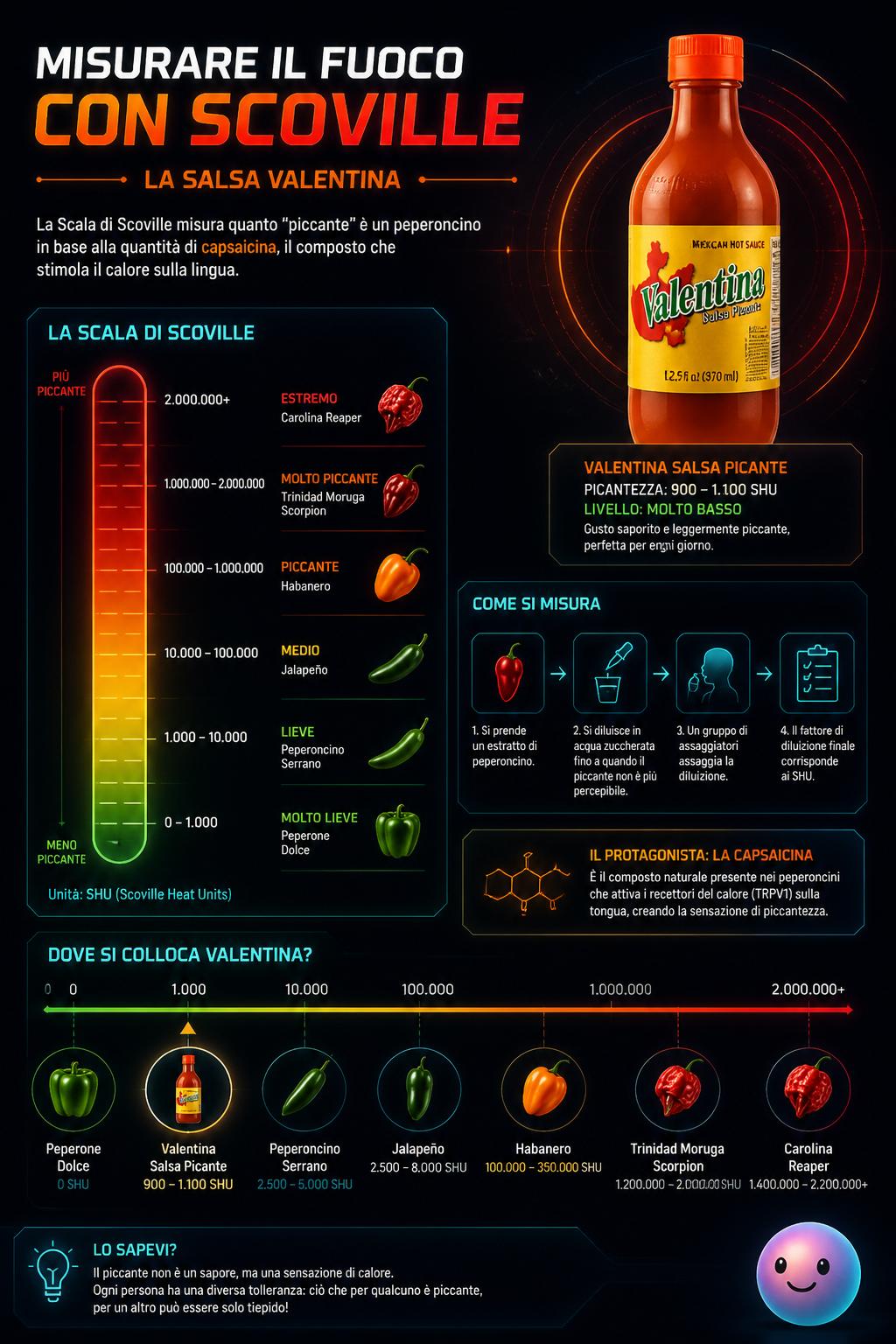 Misurare il fuoco con Scoville