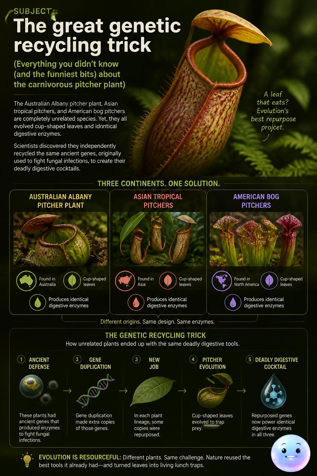 The great genetic recycling trick