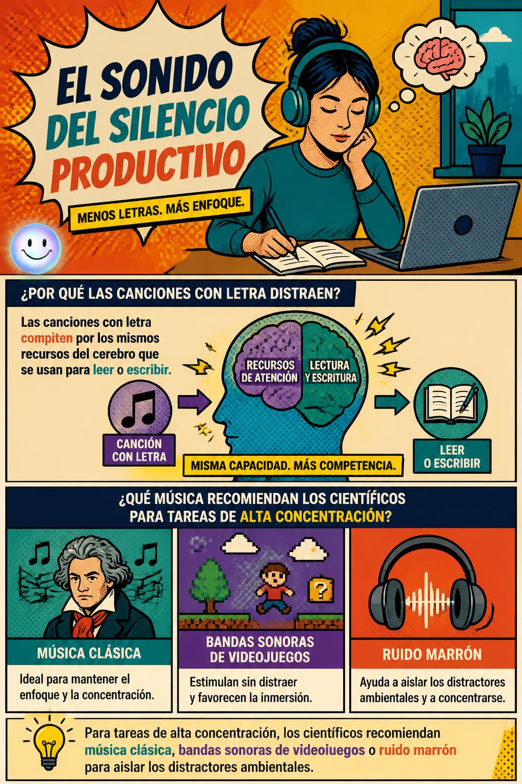 El sonido del silencio productivo