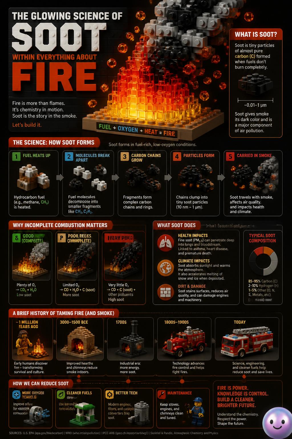 The glowing science of soot