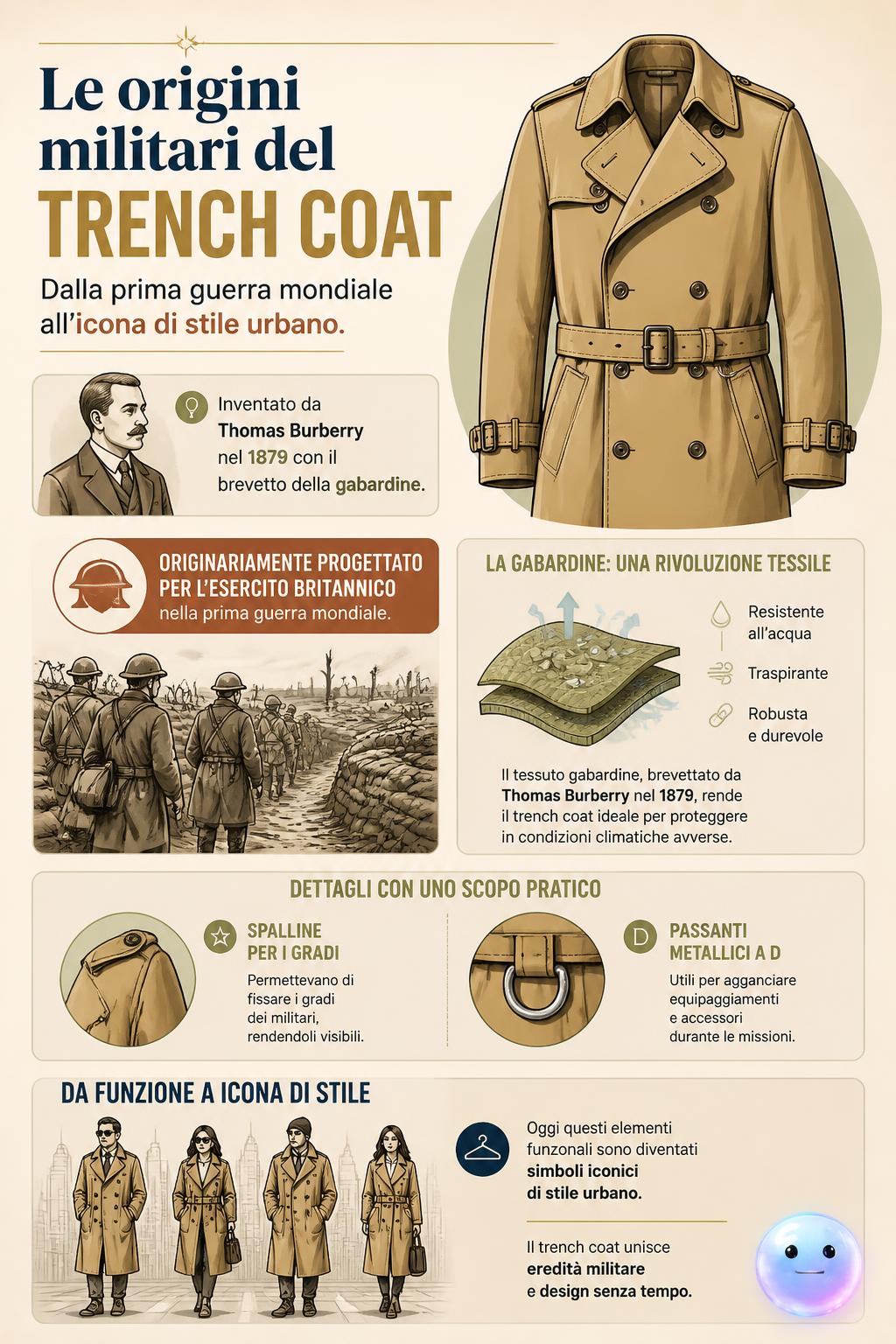 Le origini militari del trench coat