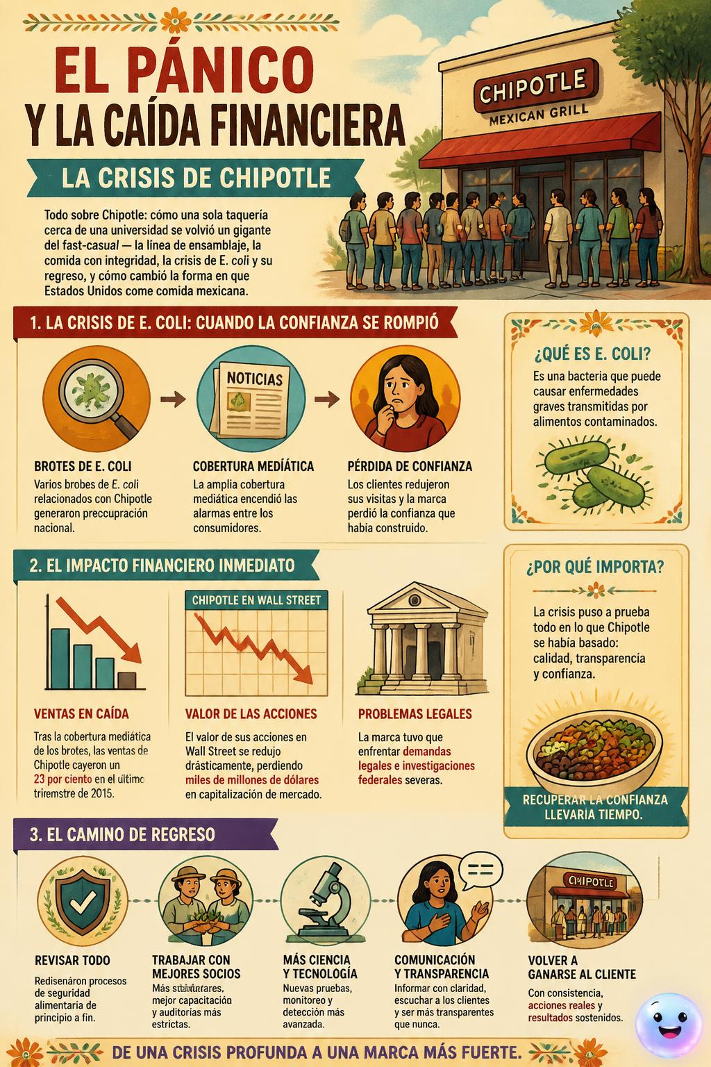 El pánico y la caída financiera