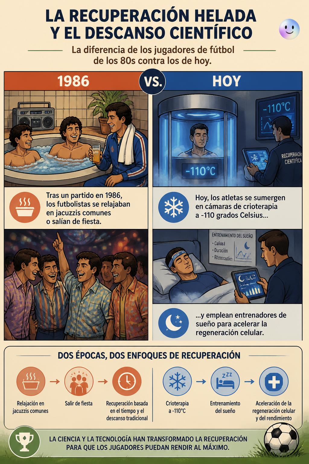 La recuperación helada y el descanso científico