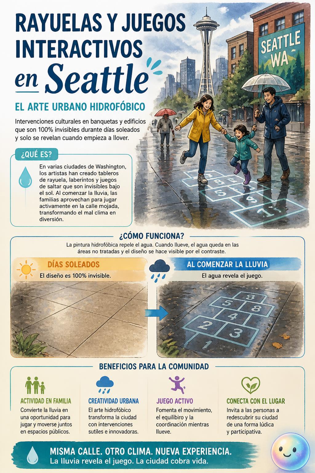 Rayuelas y juegos interactivos en Seattle