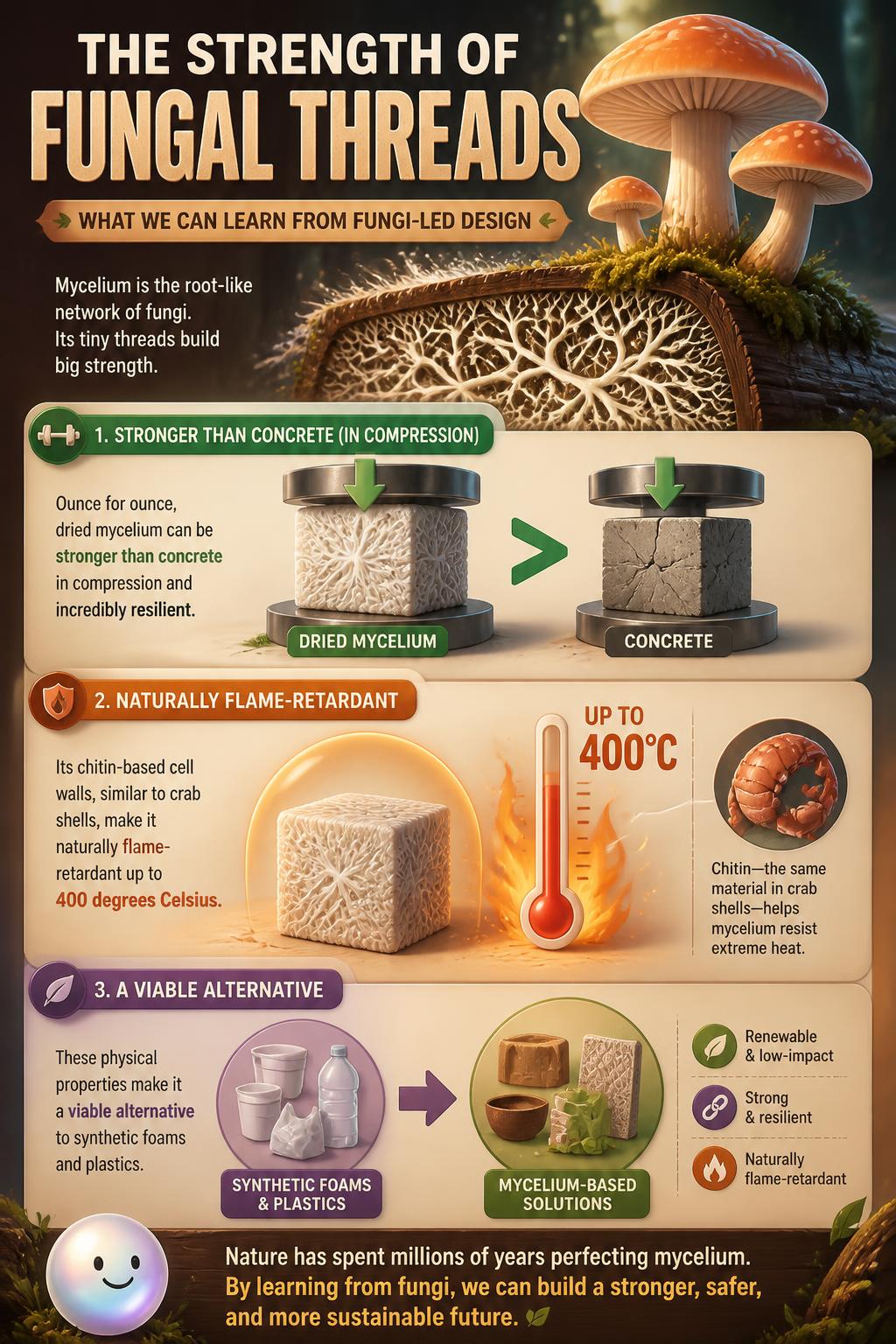 The strength of fungal threads