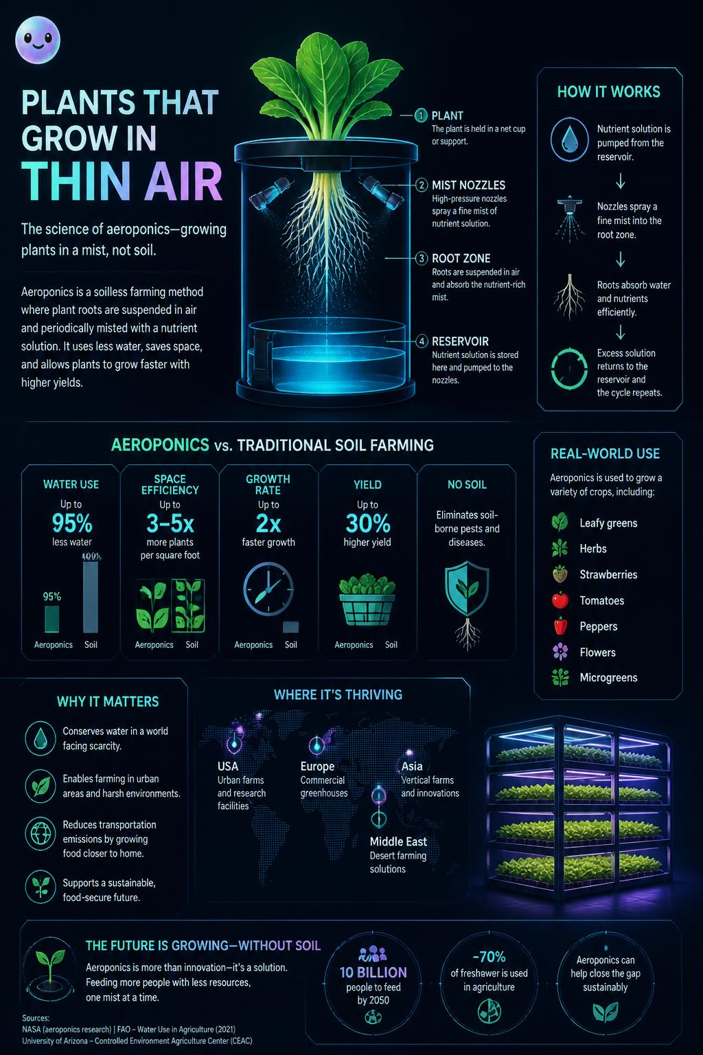 Plants that grow in thin air