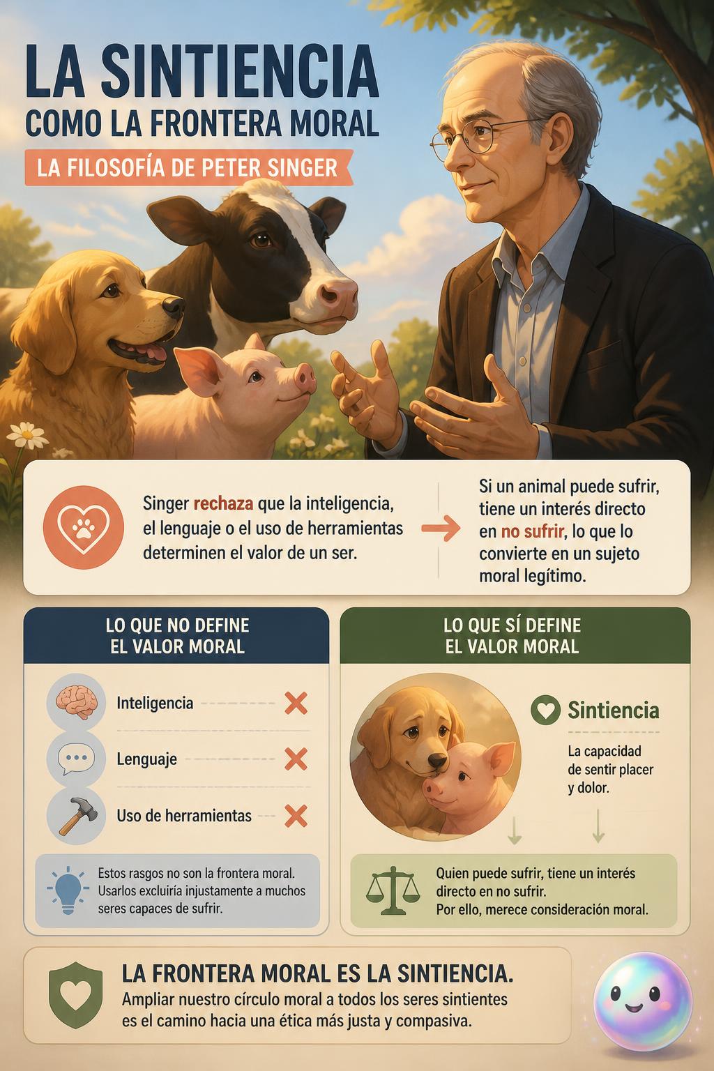 La sintiencia como la frontera moral