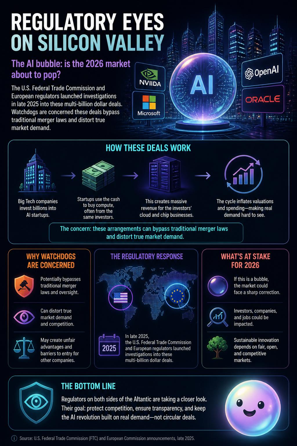 Regulatory eyes on Silicon Valley
