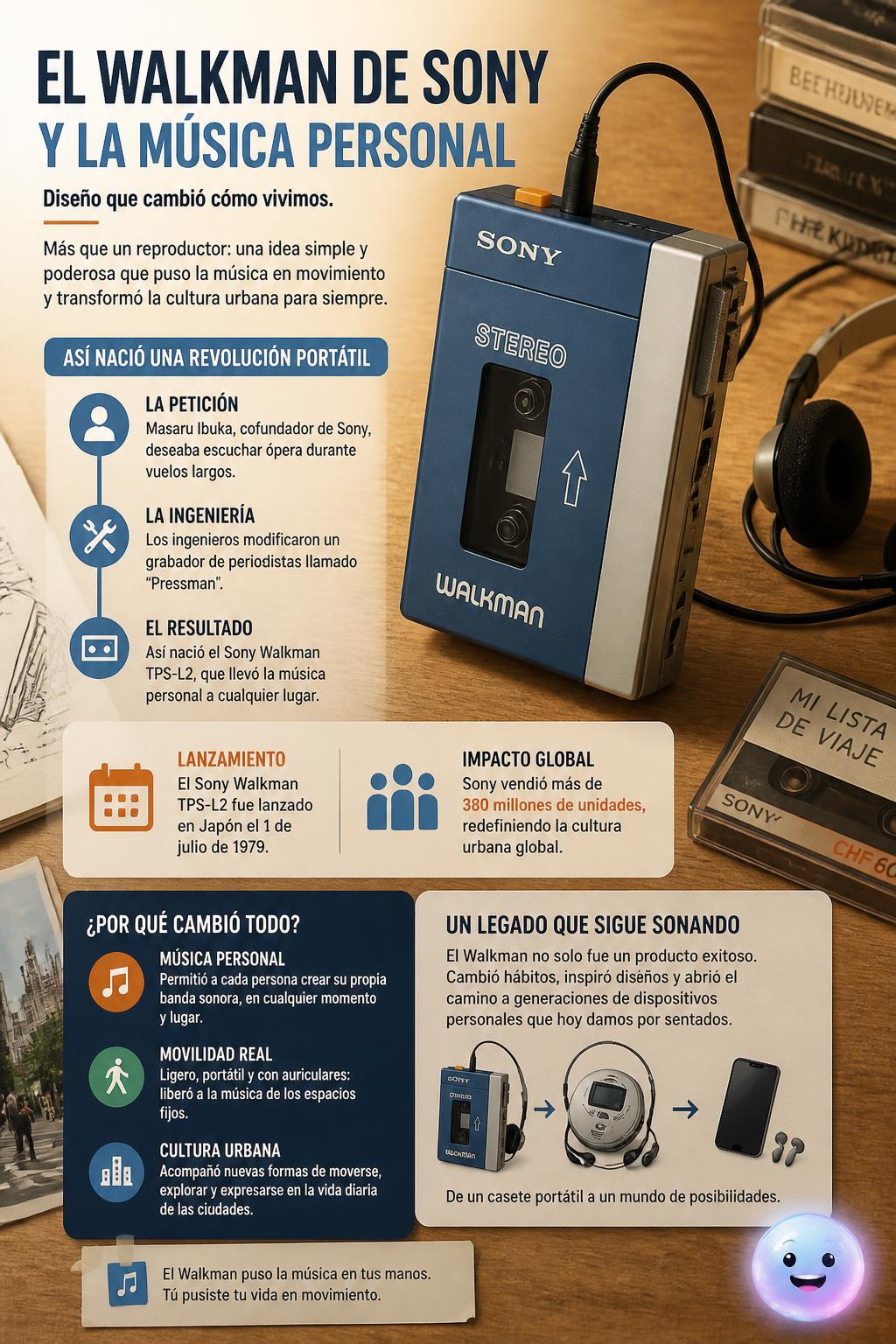 El Walkman de Sony y la música personal