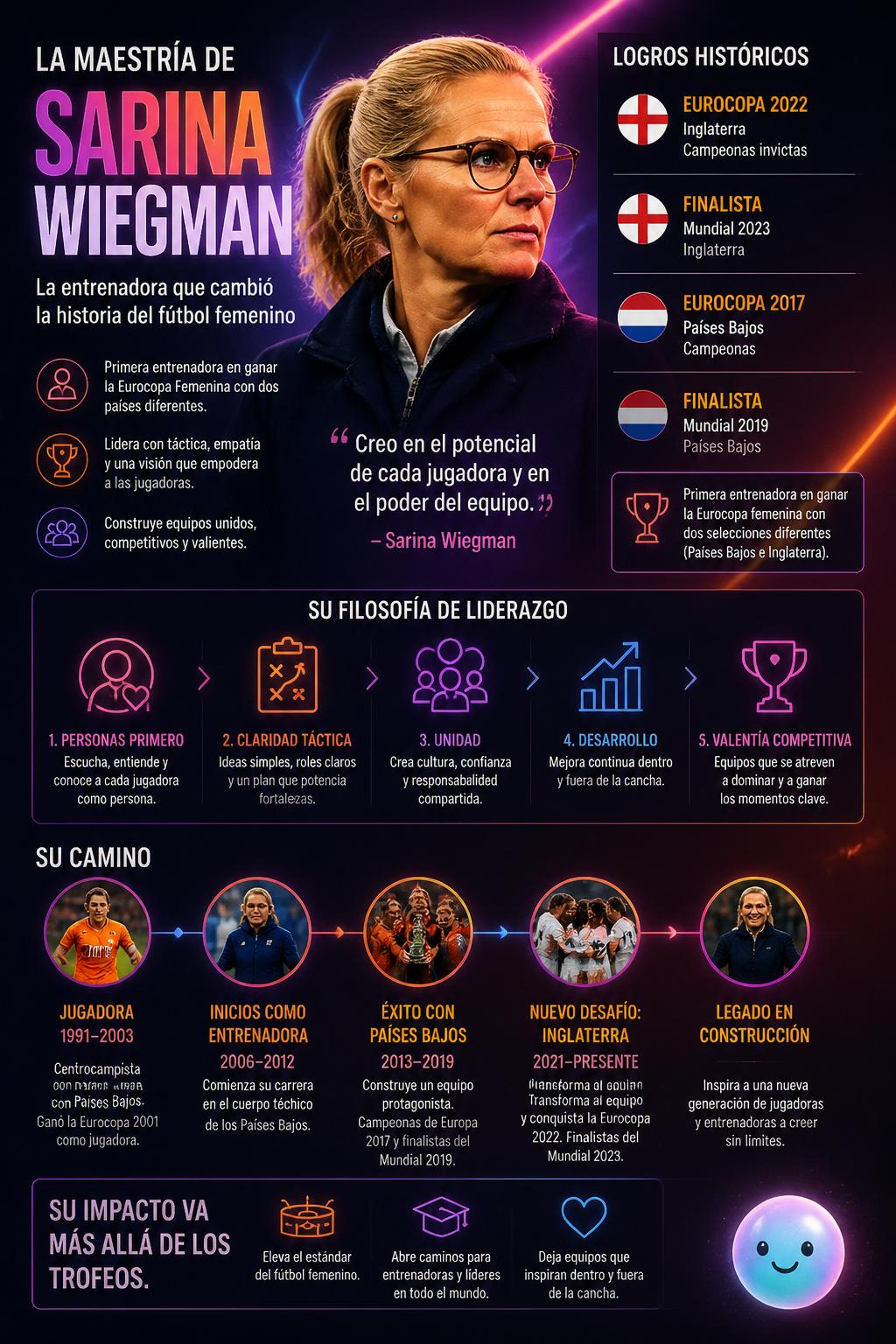 La maestría de Sarina Wiegman