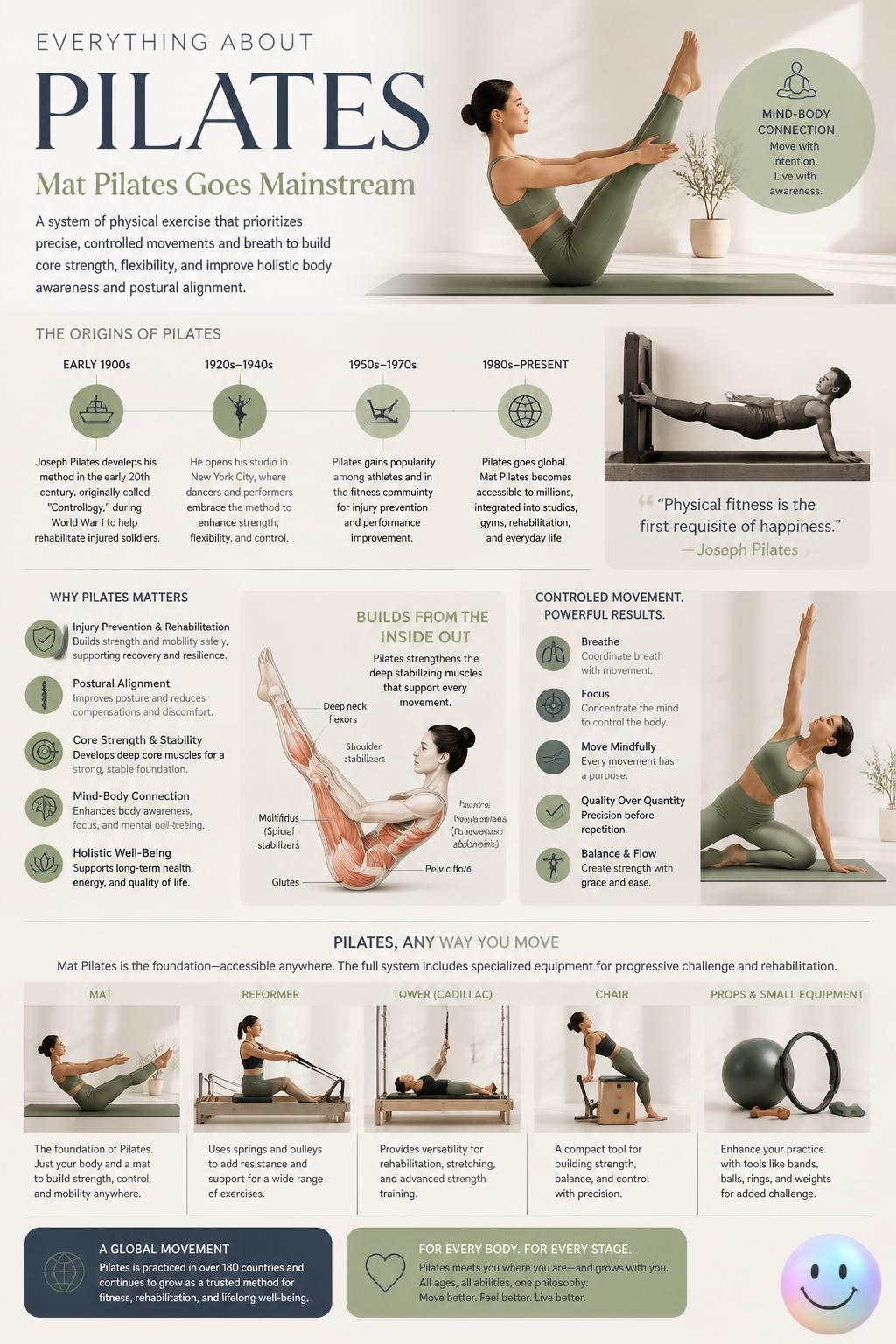 Mat Pilates goes mainstream