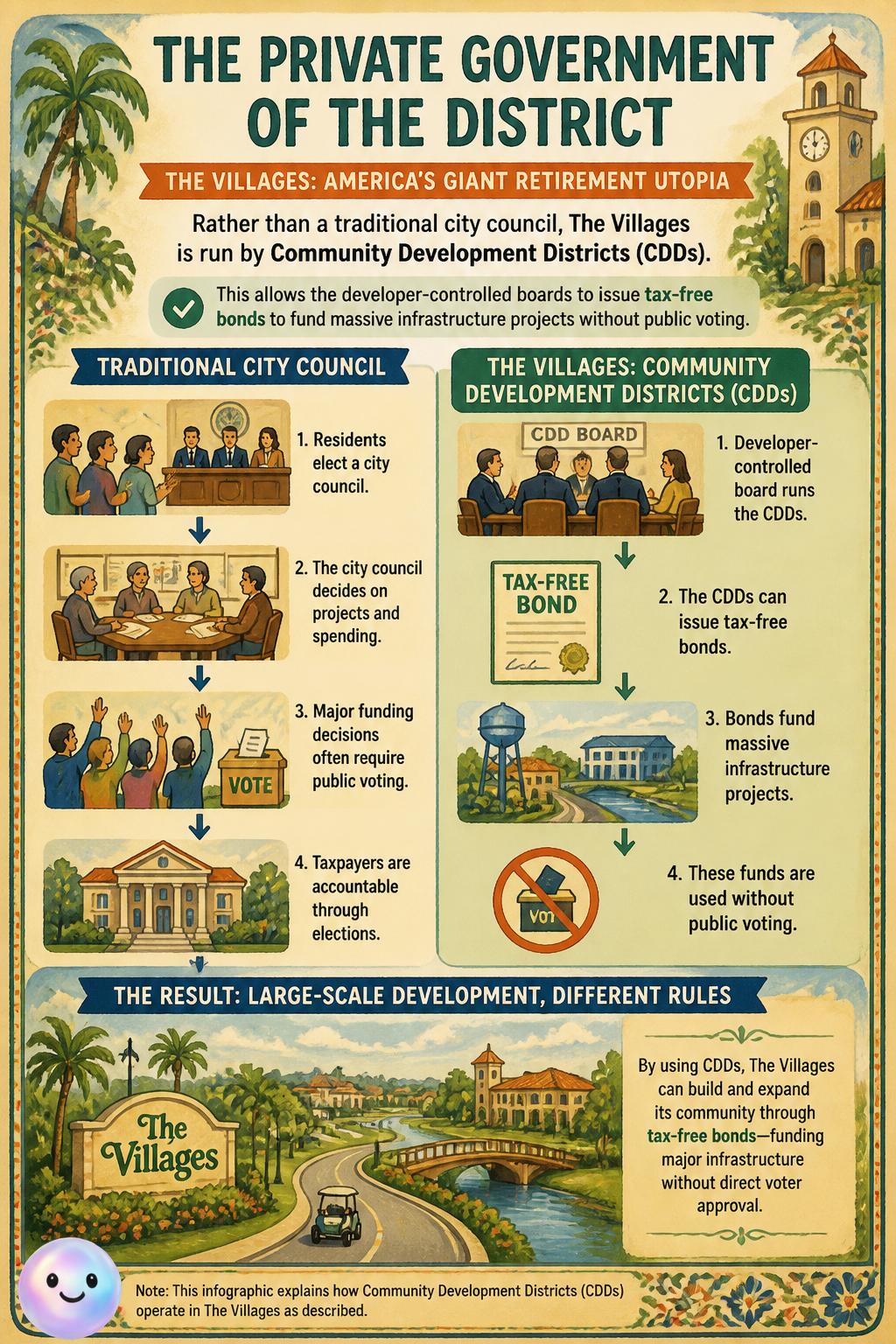 The private government of the district