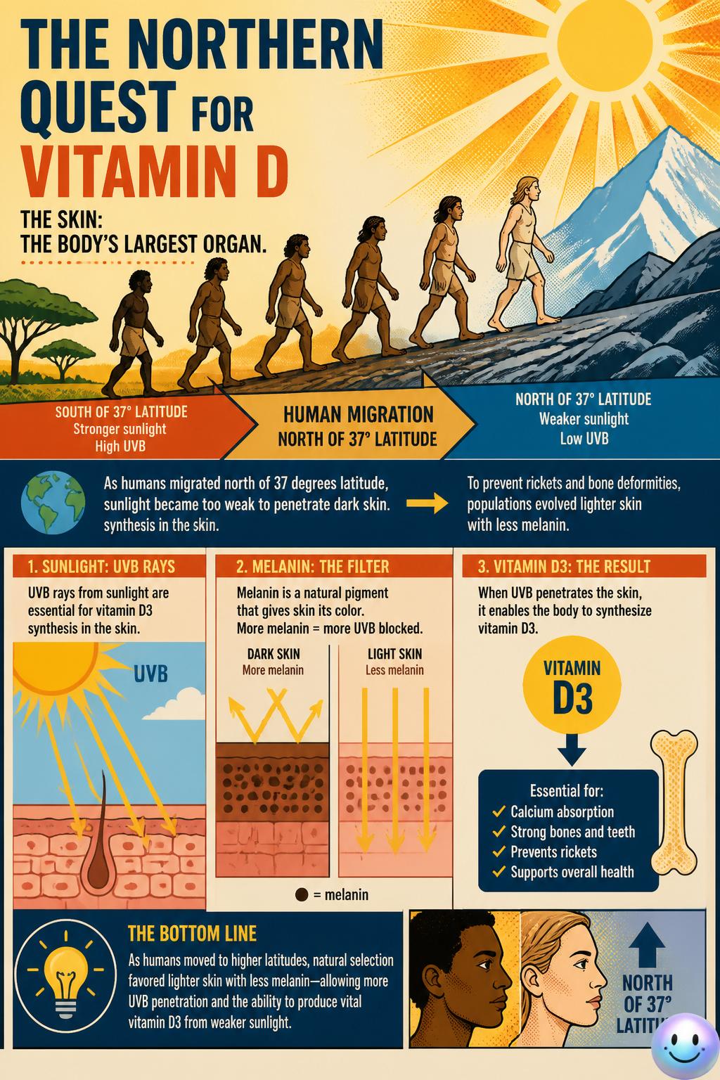 The northern quest for vitamin D