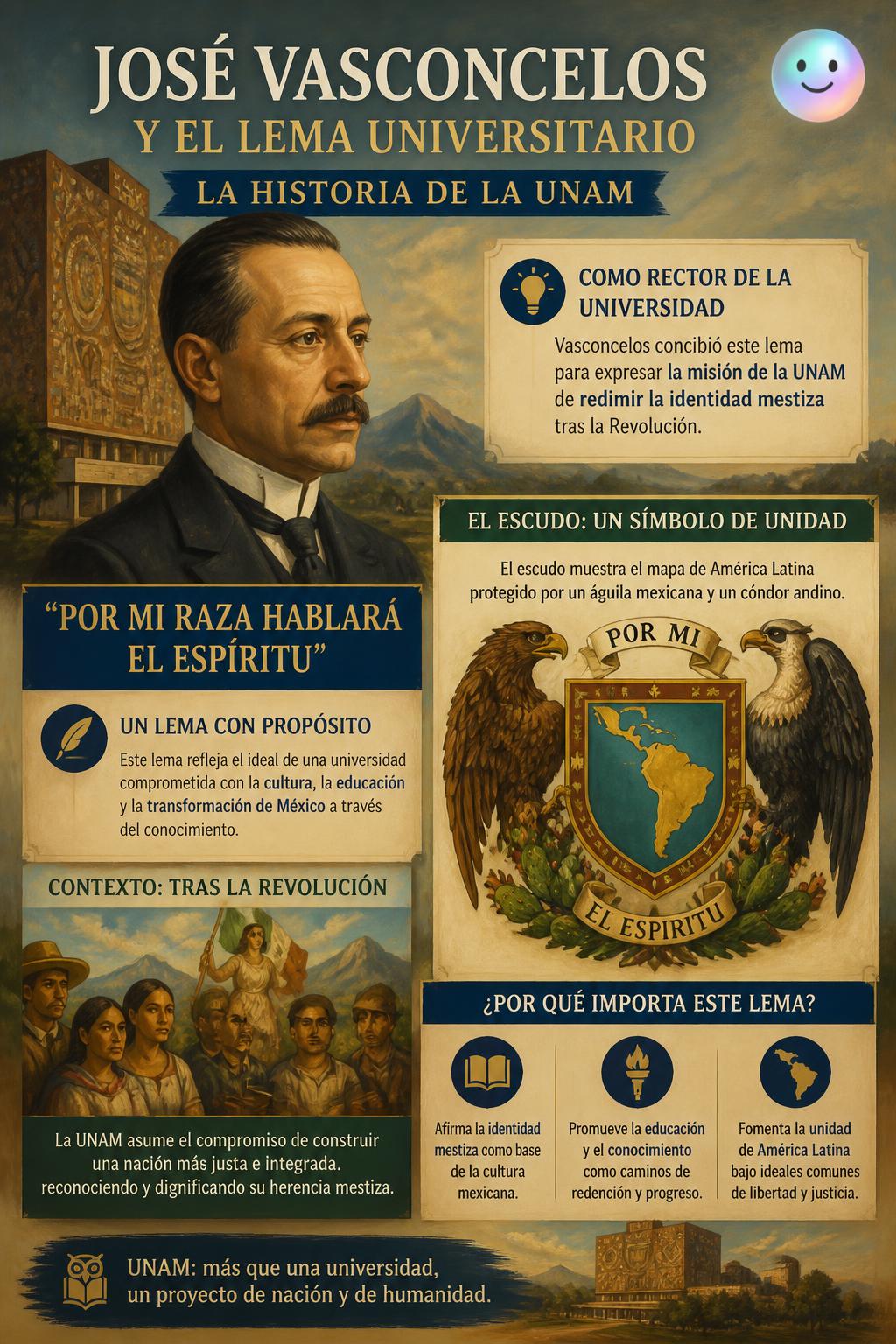 José Vasconcelos y el lema universitario