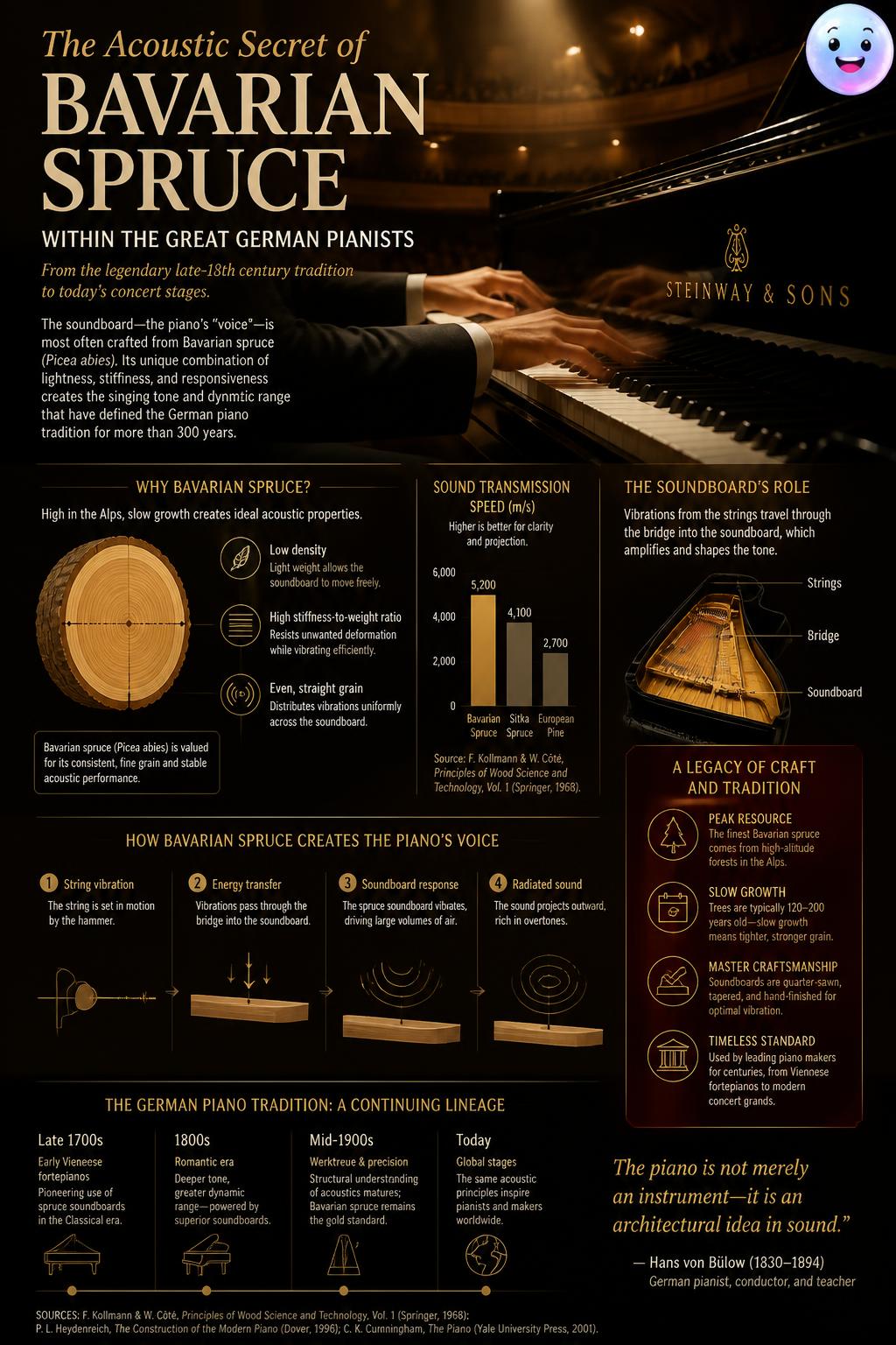 The acoustic secret of Bavarian spruce