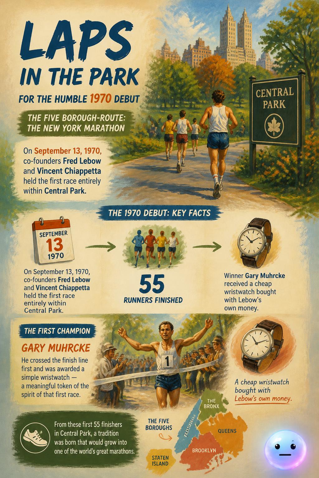 Laps in the park for the humble 1970 debut