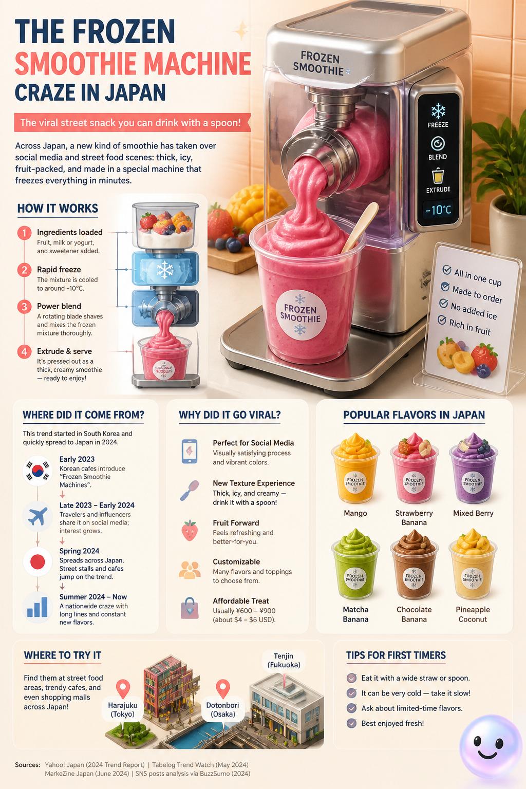 The frozen smoothie machine craze