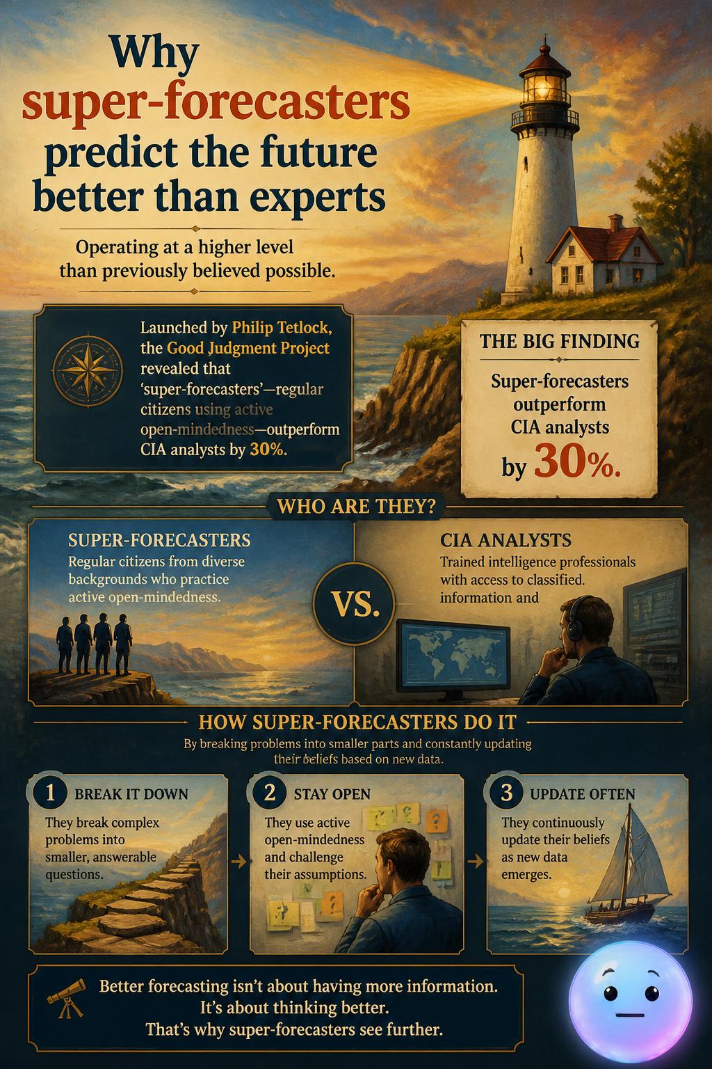 Why super forecasters predict the future better than experts