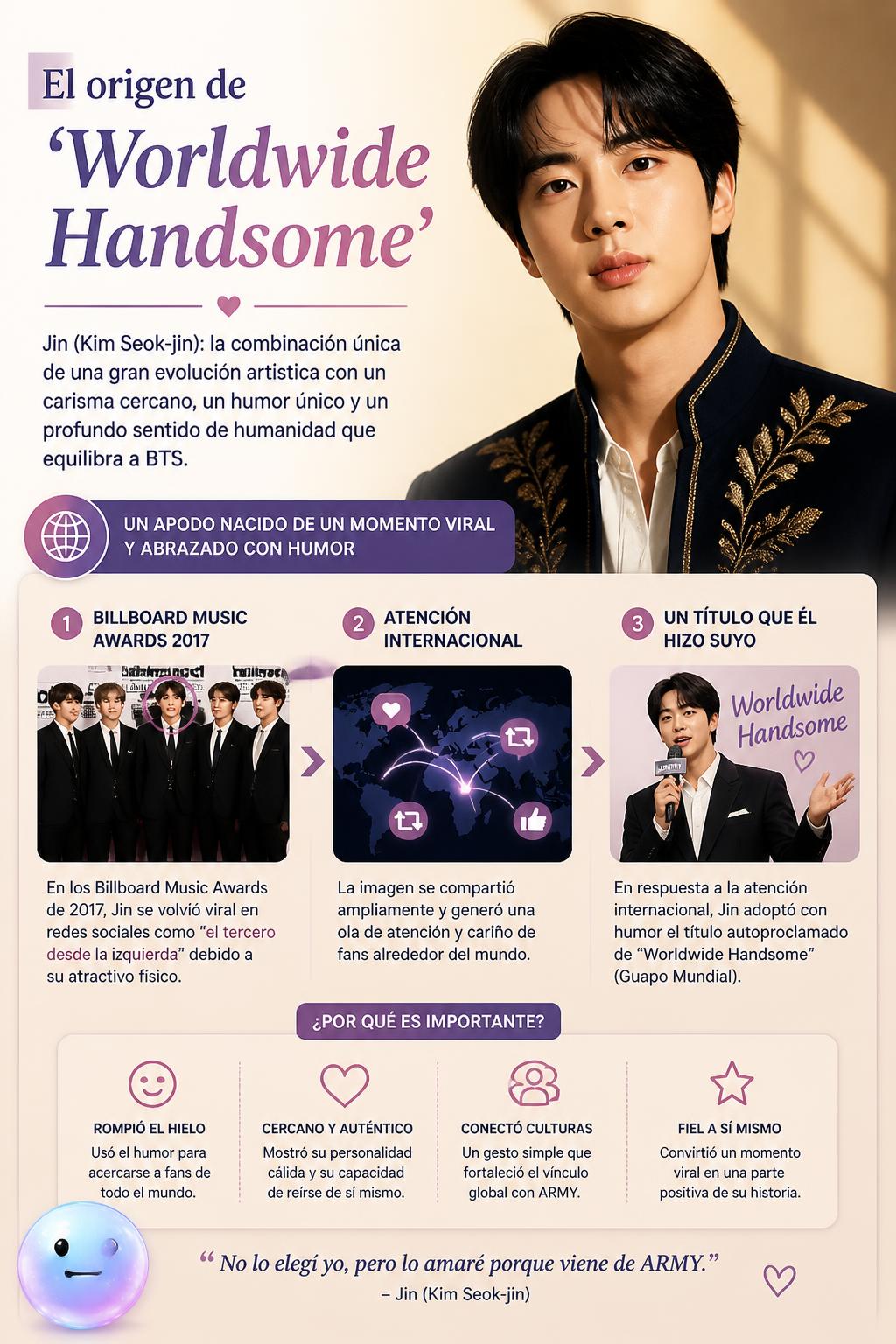 El origen de 'Worldwide Handsome'