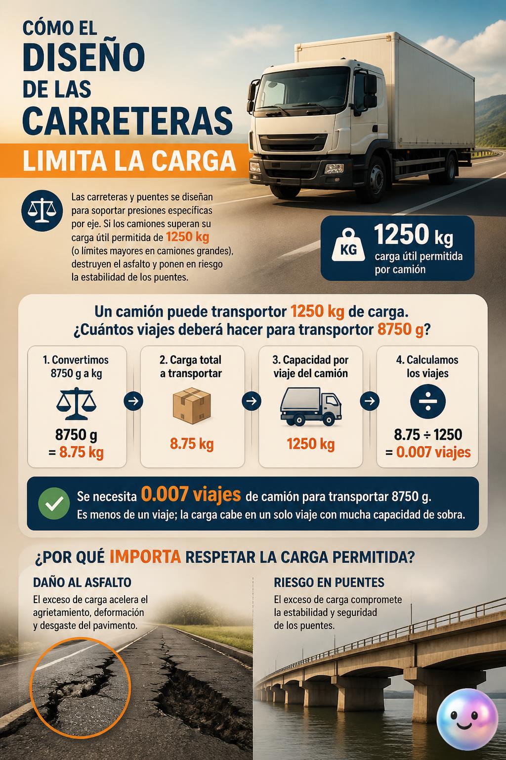 Cómo el diseño de las carreteras limita la carga