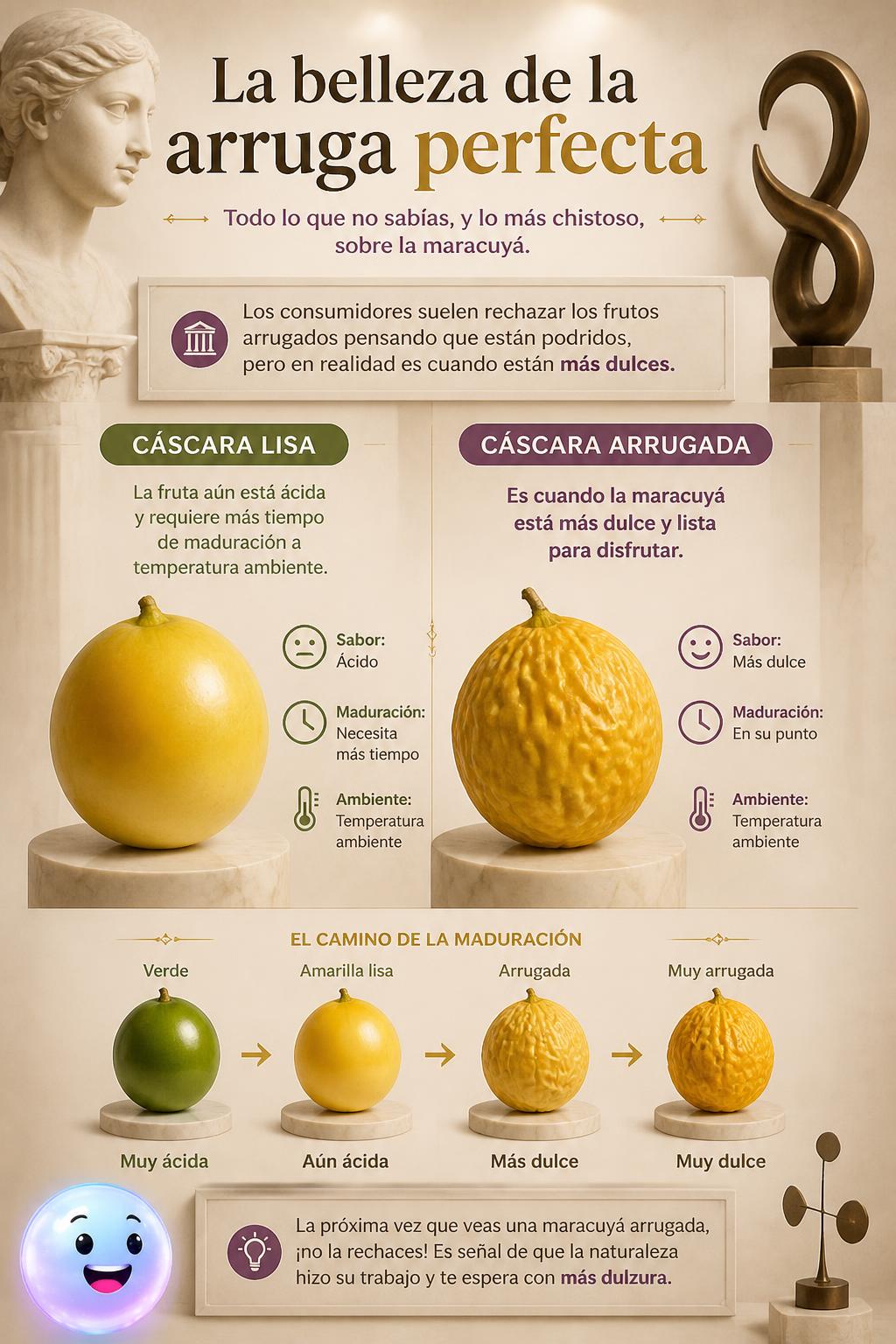 La belleza de la arruga perfecta
