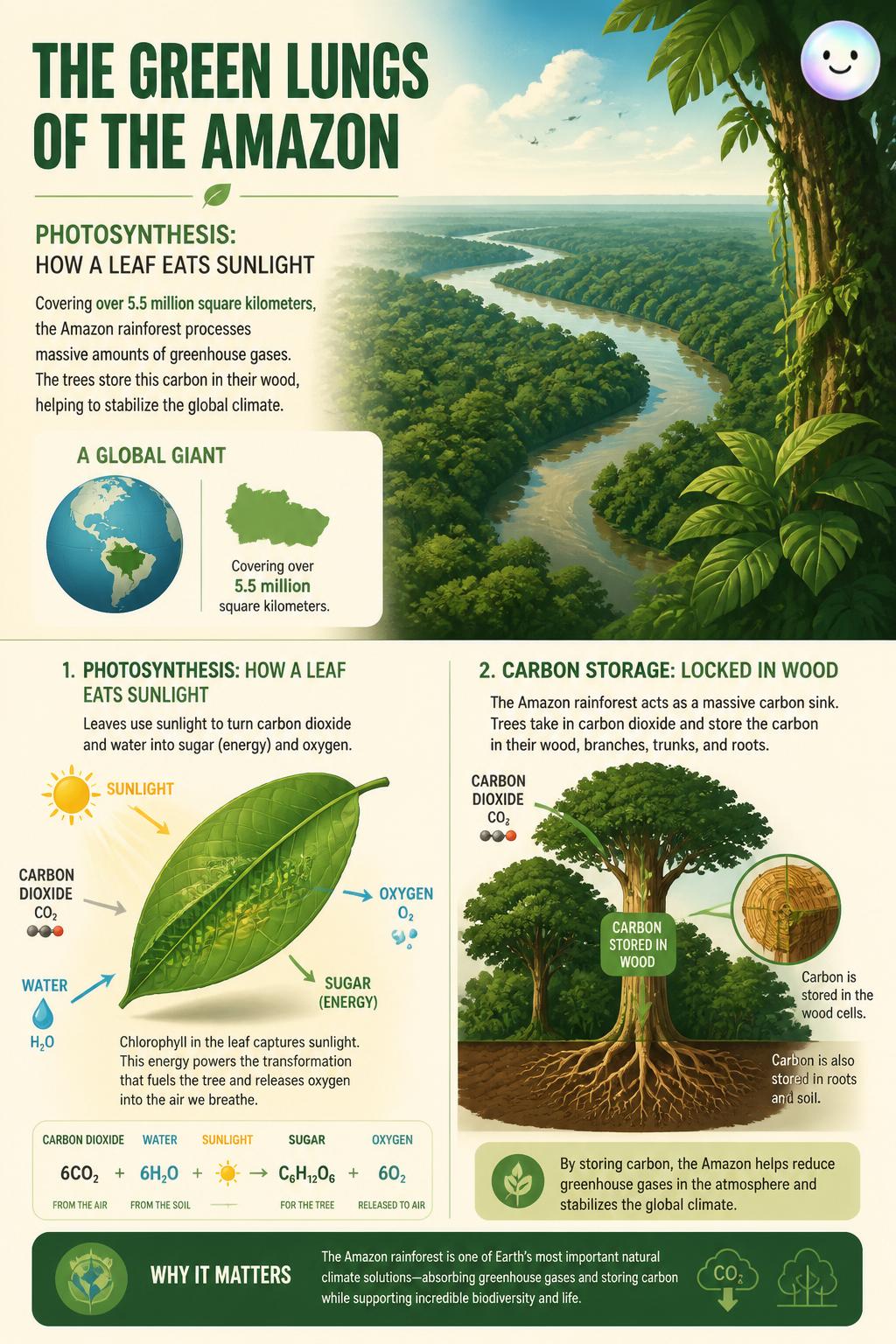 The green lungs of the Amazon