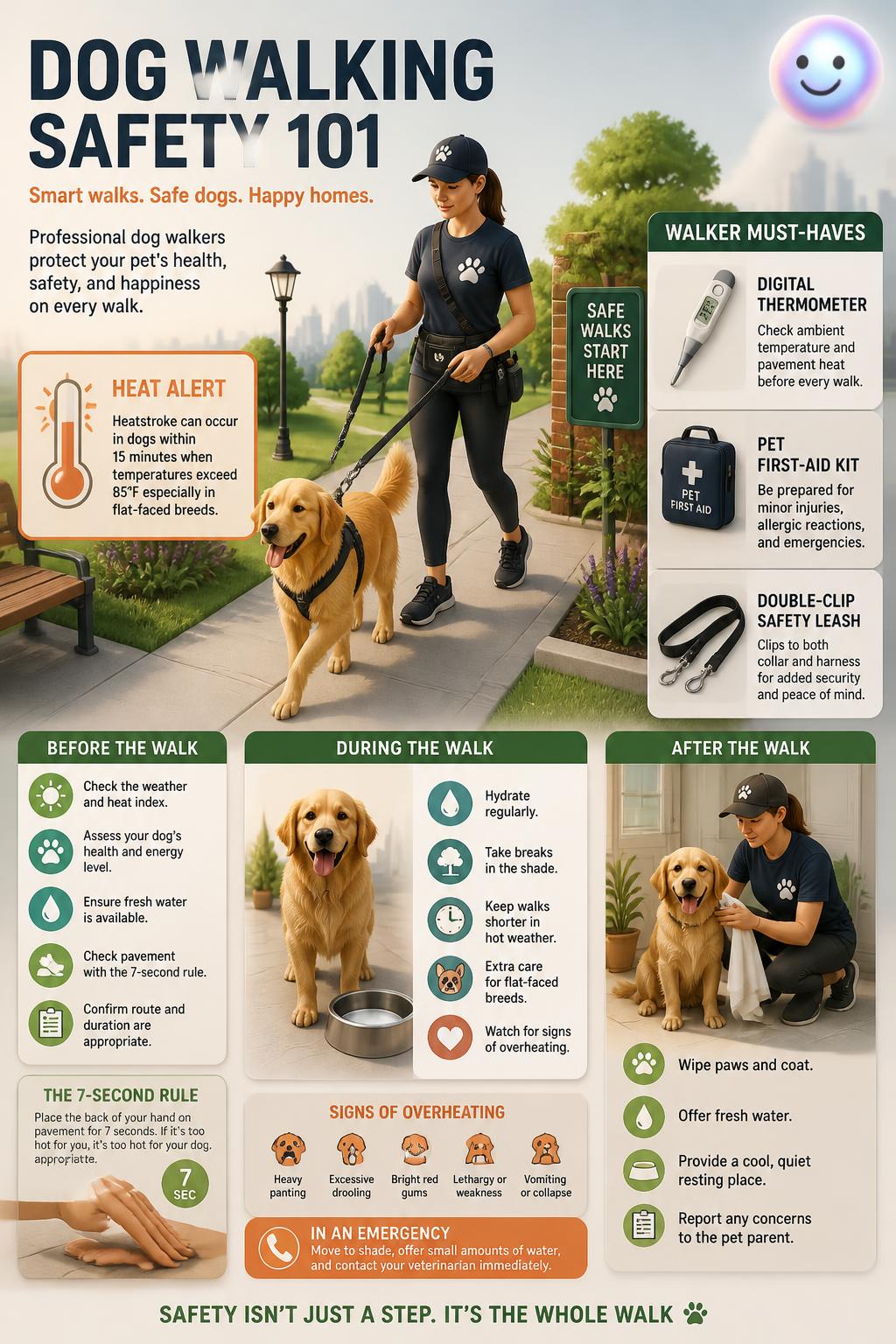 The logistics of dog walking safety