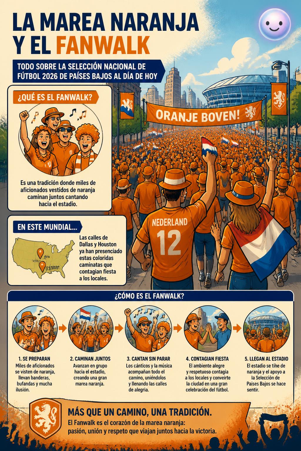 La marea naranja y el Fanwalk
