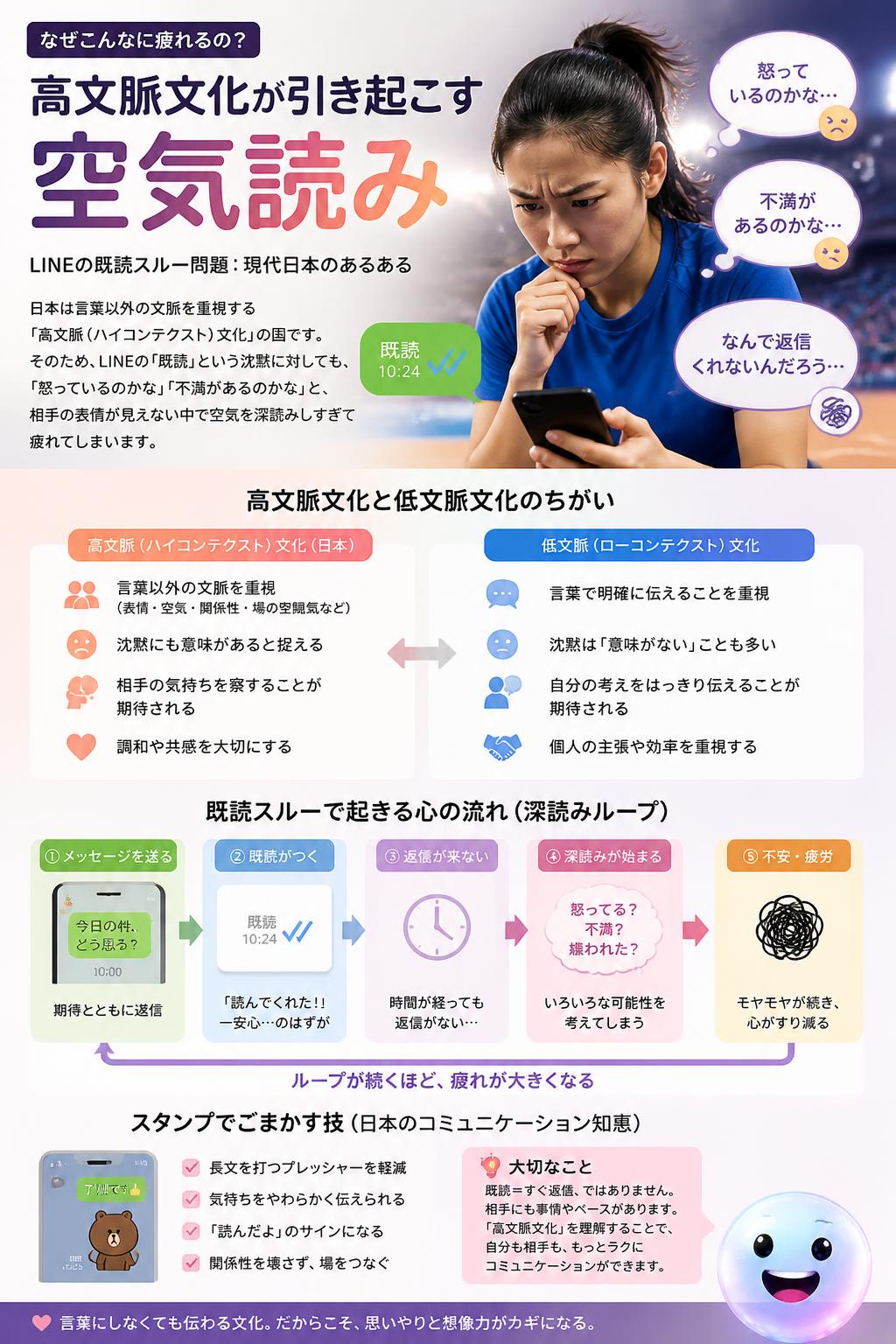 高文脈文化が引き起こす空気読み