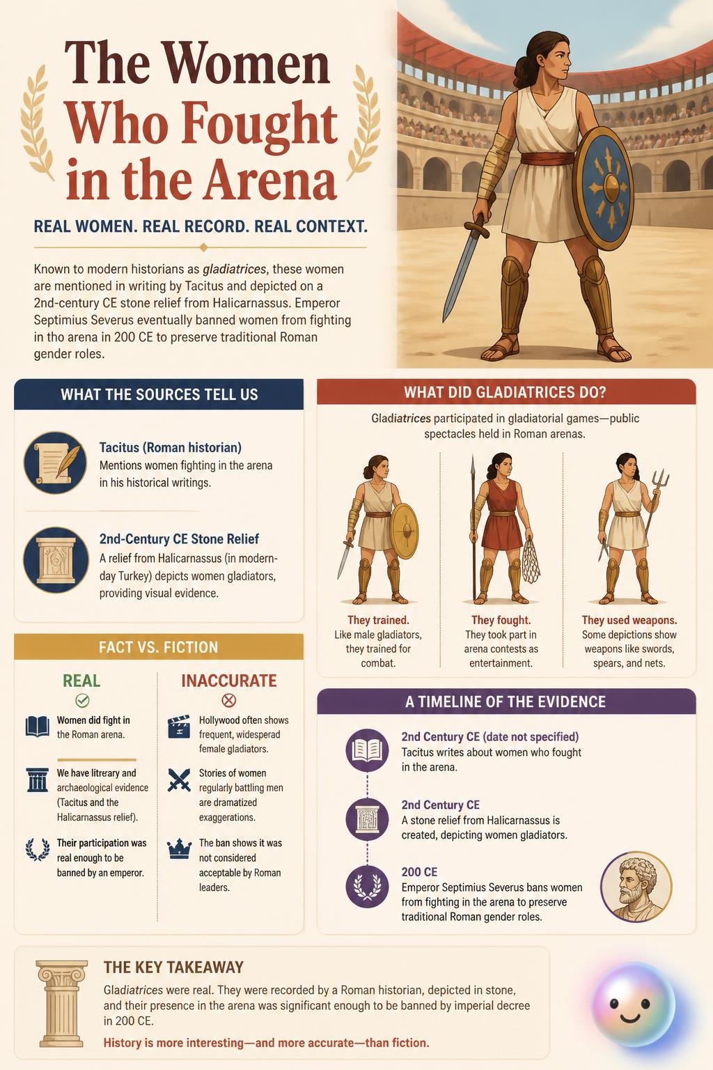 The women who fought in the arena