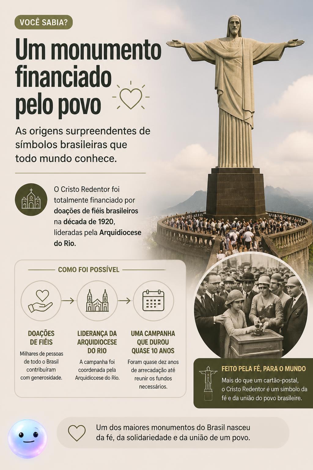 Um monumento financiado pelo povo