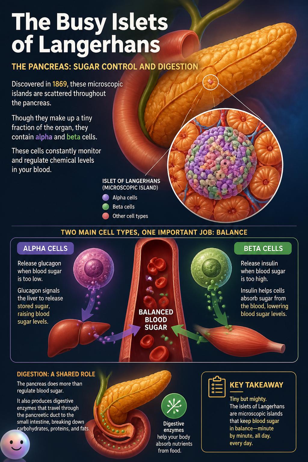 The busy islets of Langerhans