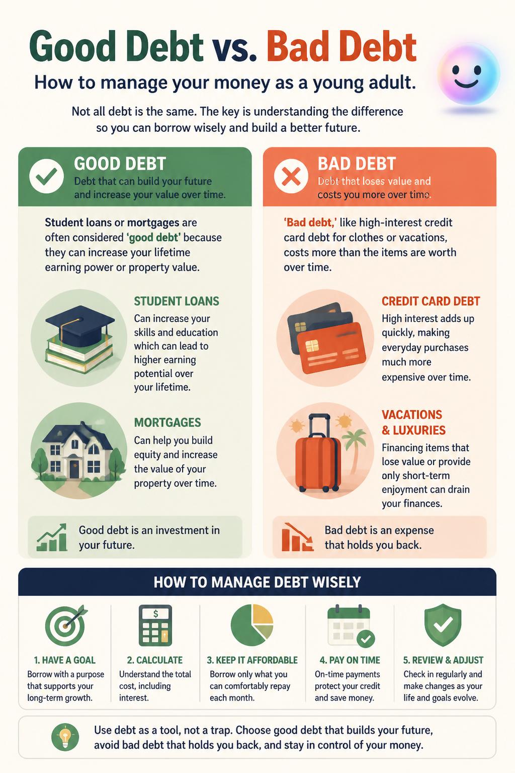 The difference between good and bad debt