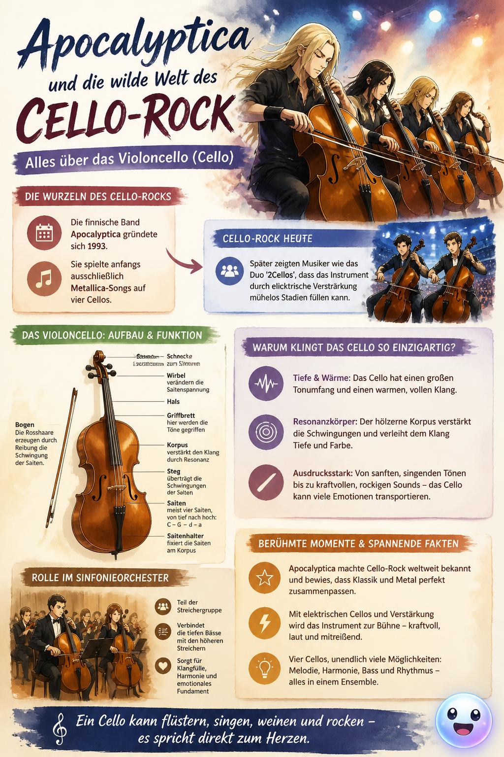 Apocalyptica und die wilde Welt des Cello-Rocks