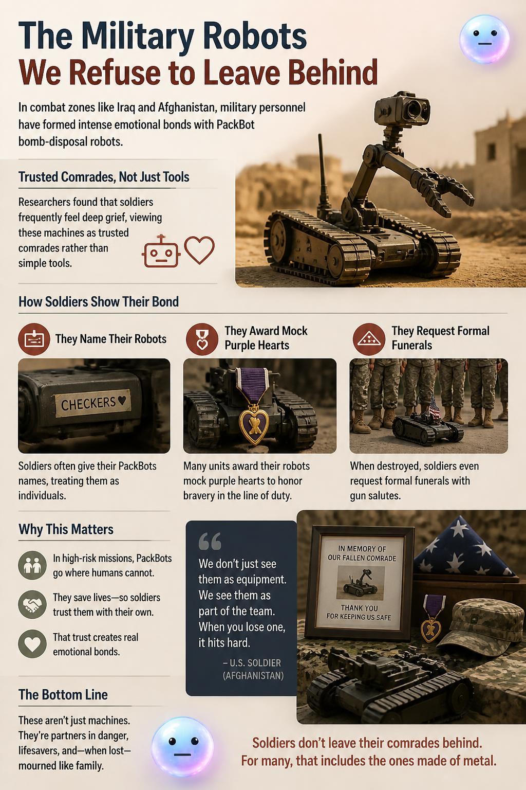 The military robots we refuse to leave behind
