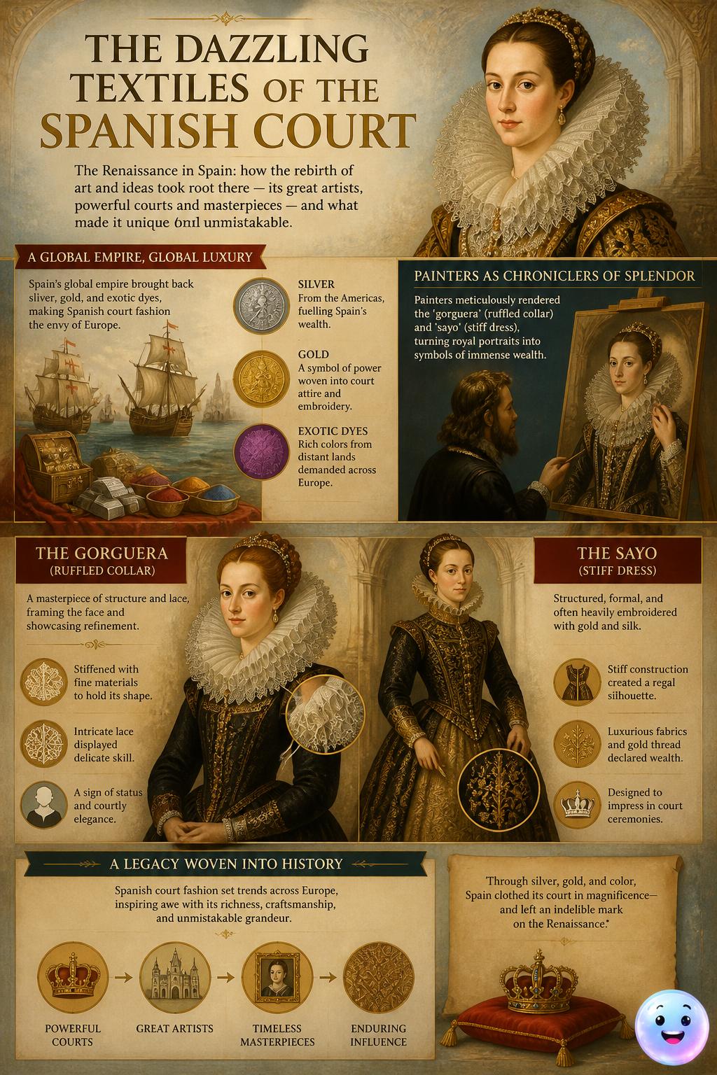 The dazzling textiles of the Spanish court