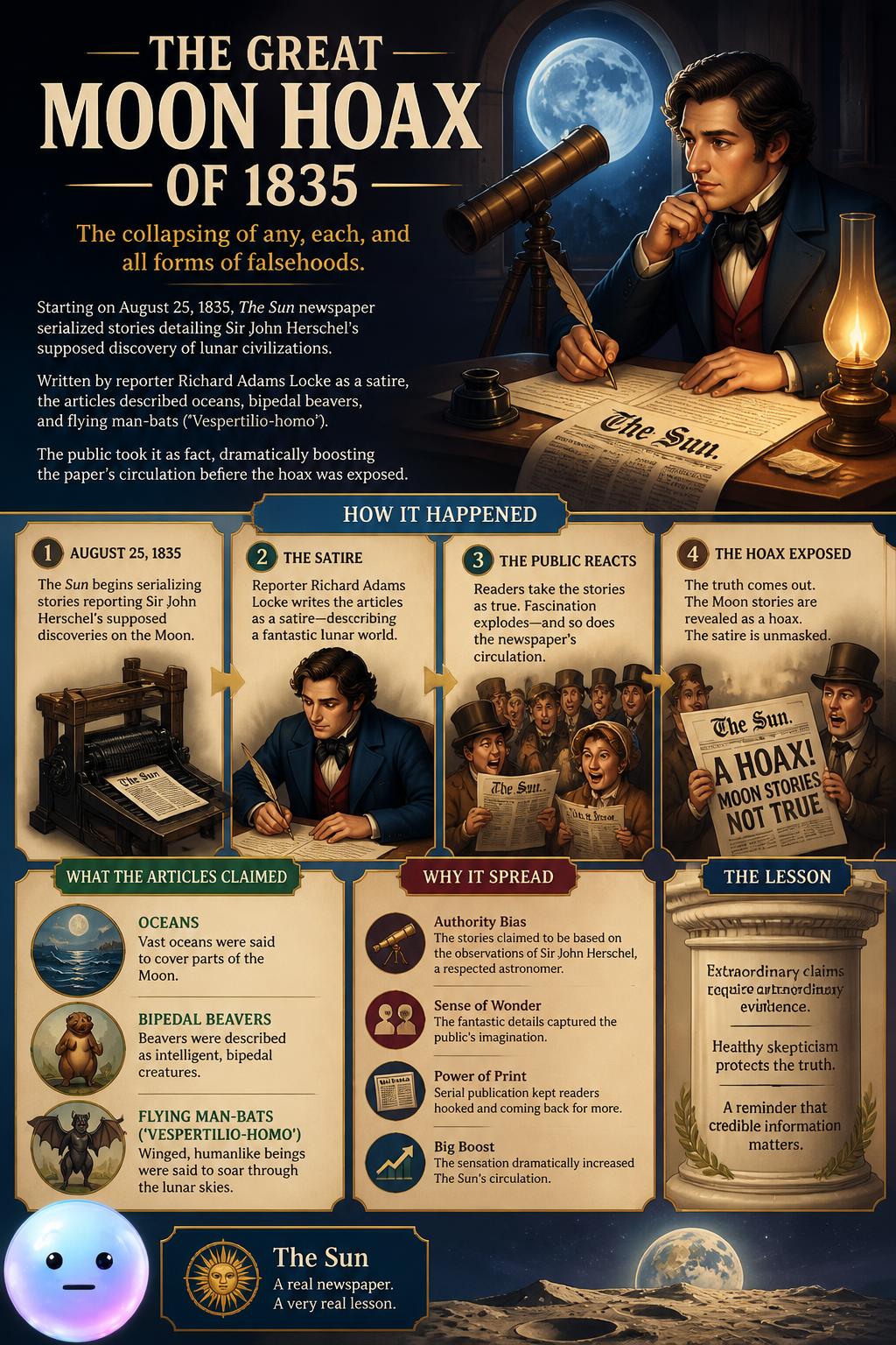 The Great Moon Hoax of 1835