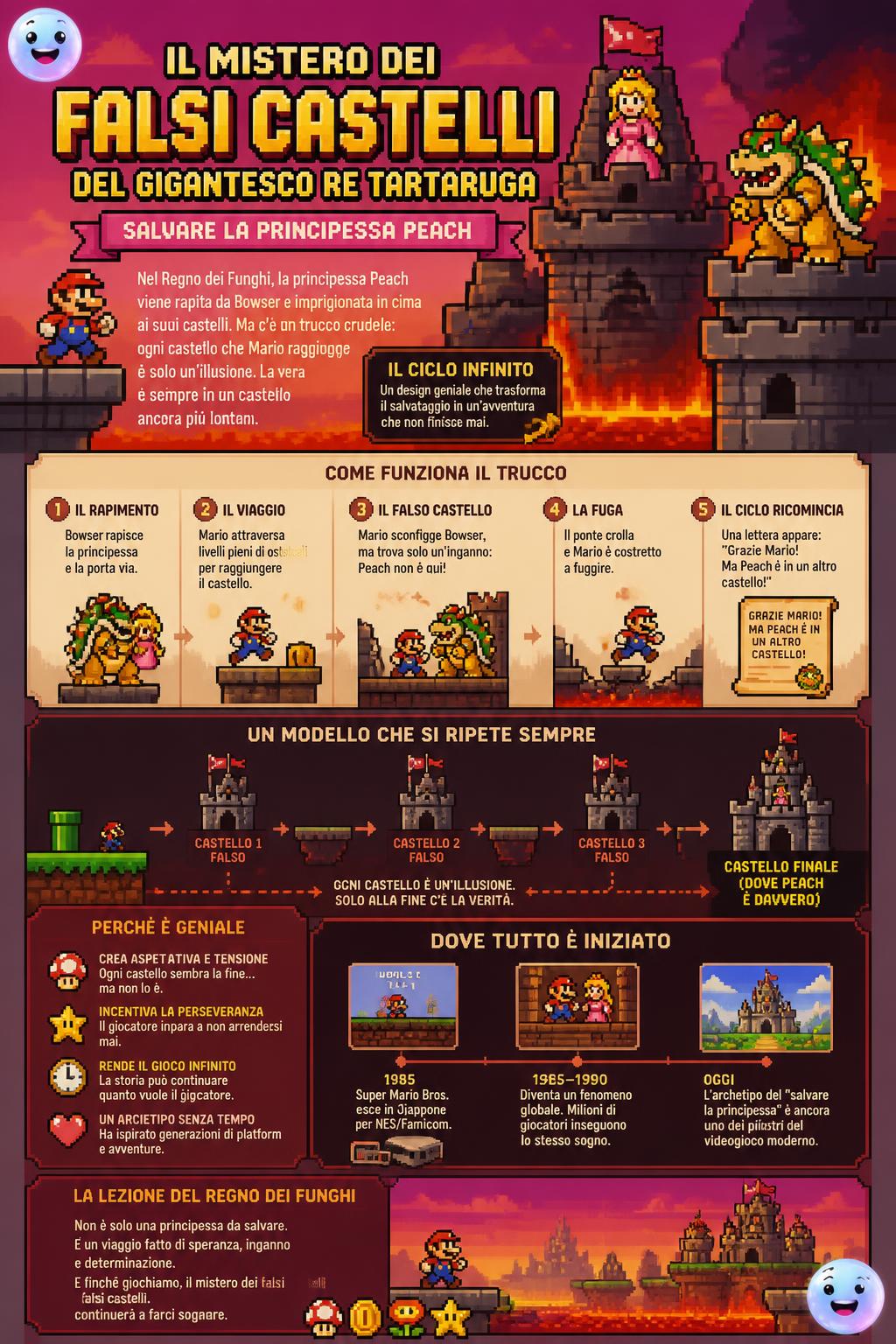 Il mistero dei falsi castelli di Bowser