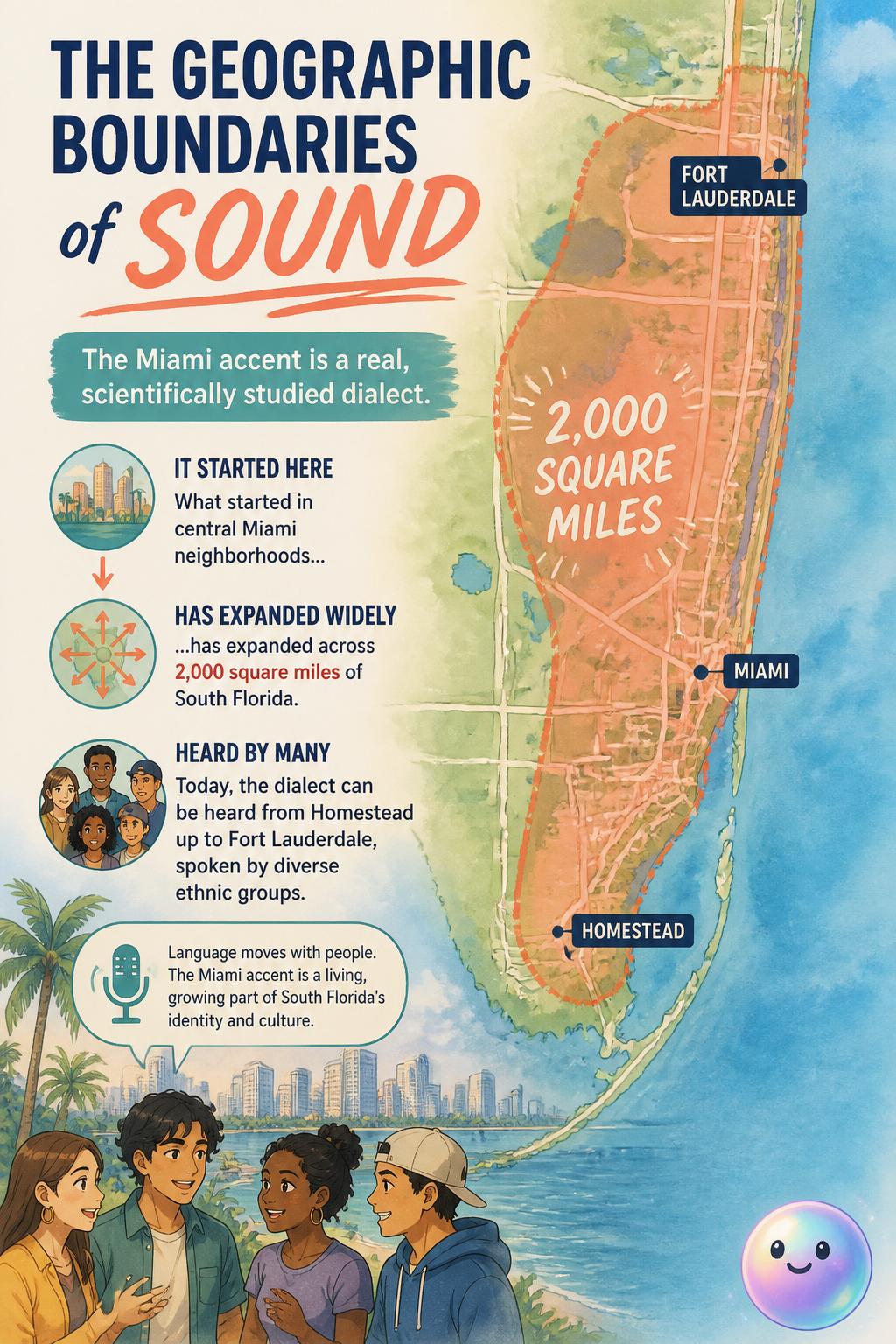 The geographic boundaries of sound