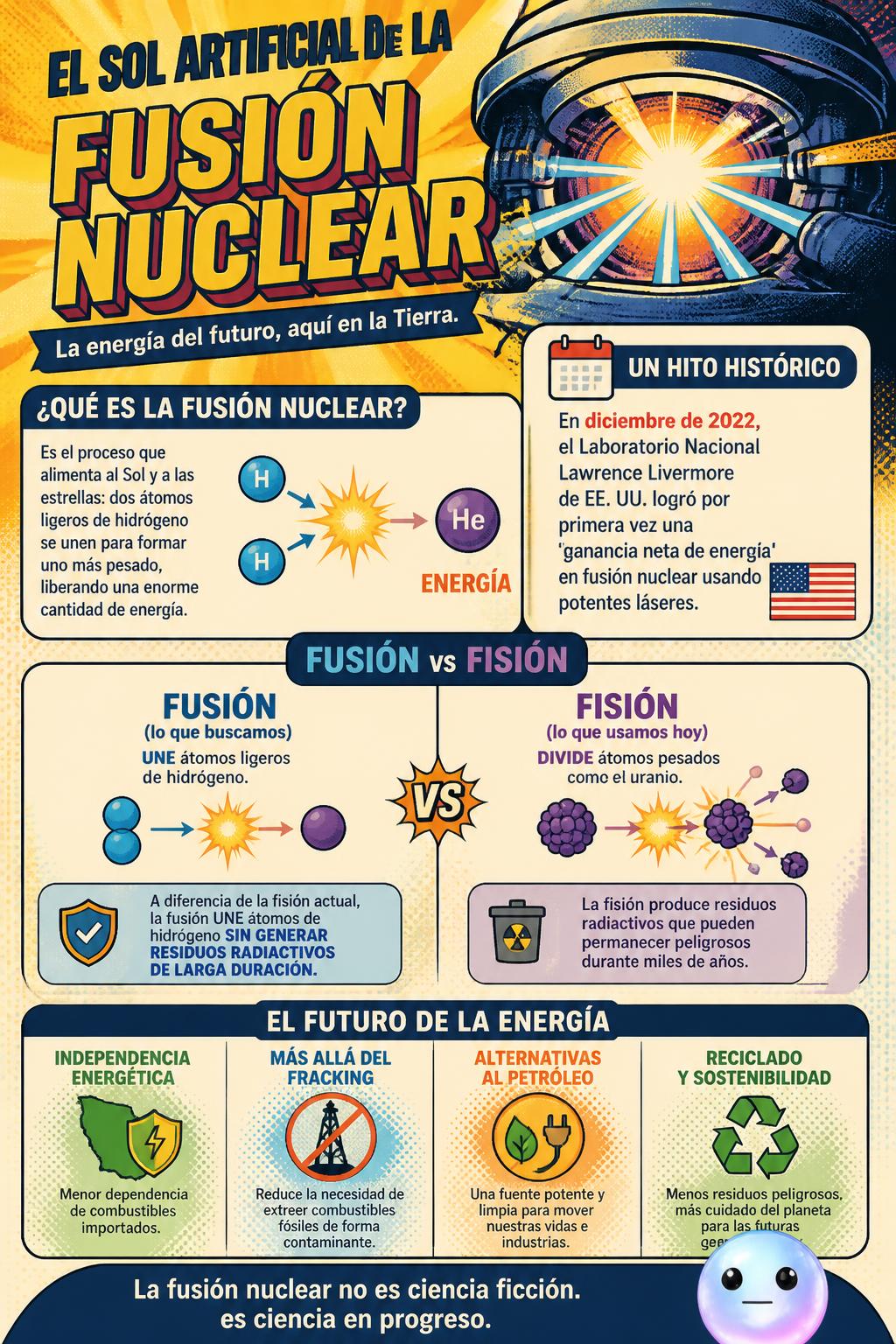 El sol artificial de la fusión nuclear