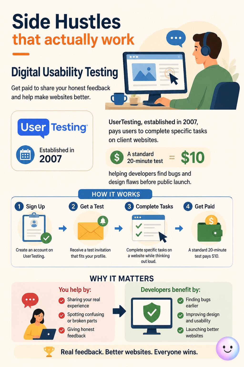 Digital usability testing