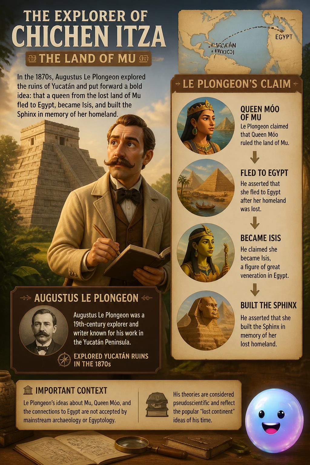 The explorer of Chichen Itza