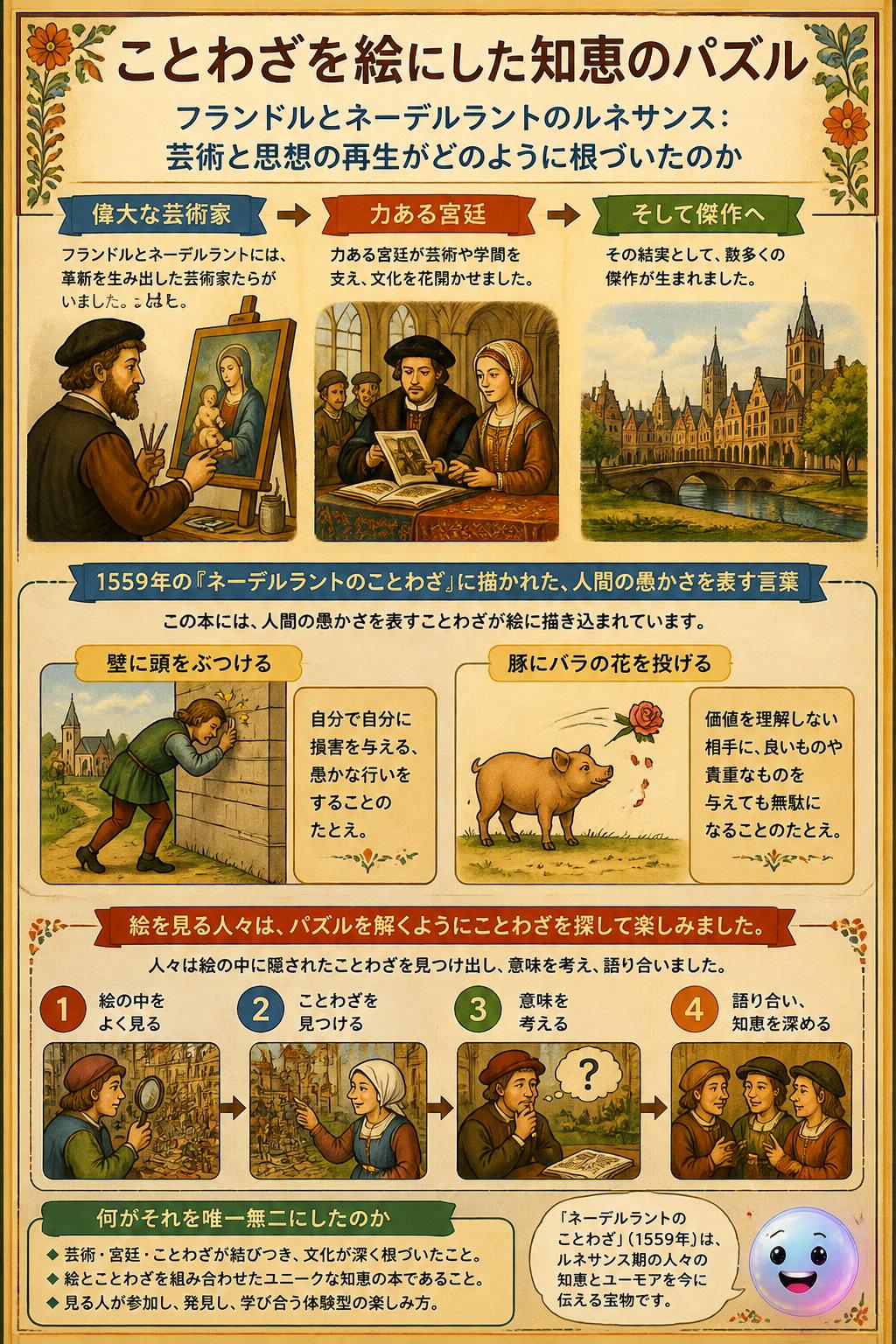 ことわざを絵にした知恵のパズル