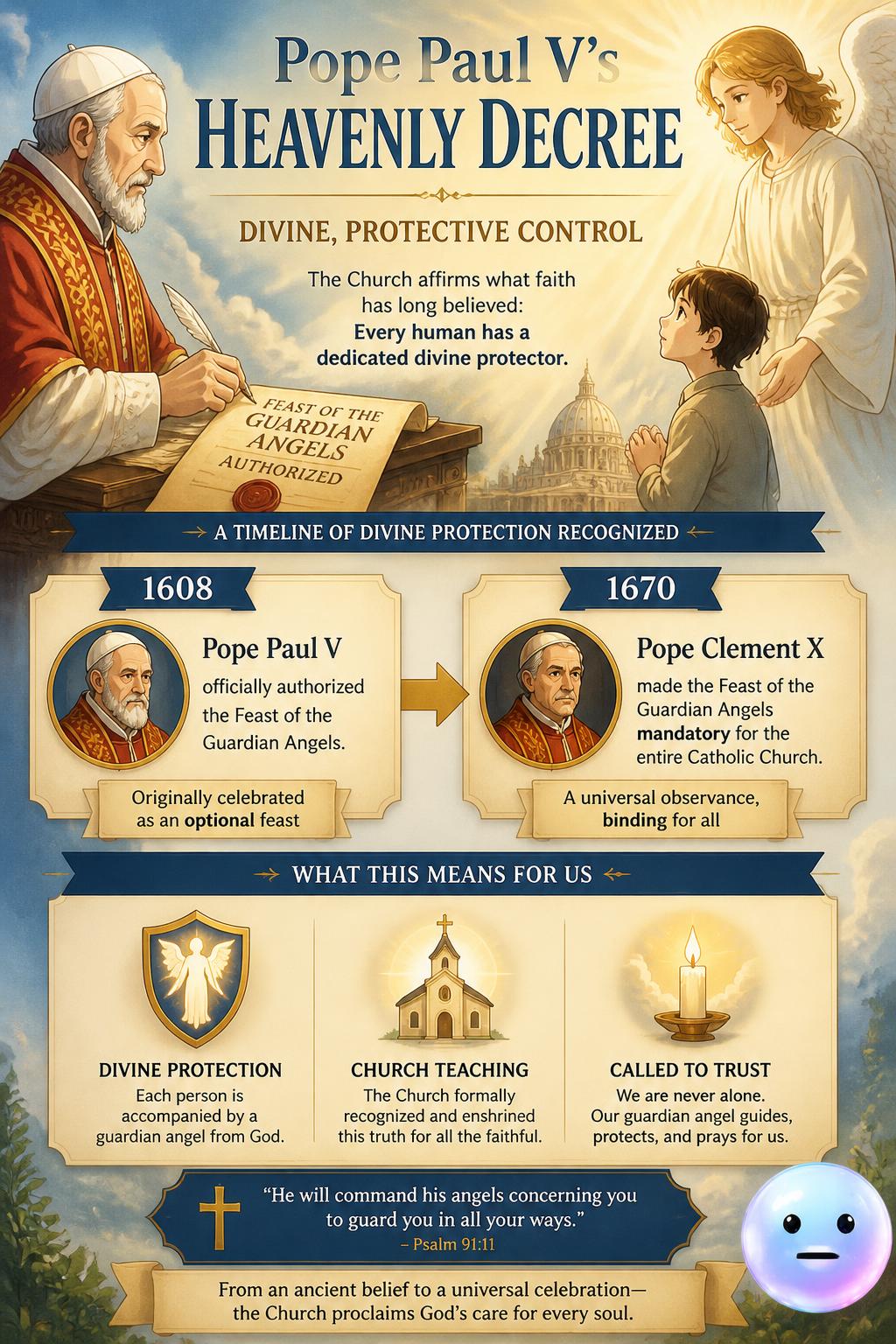 Pope Paul V's heavenly decree