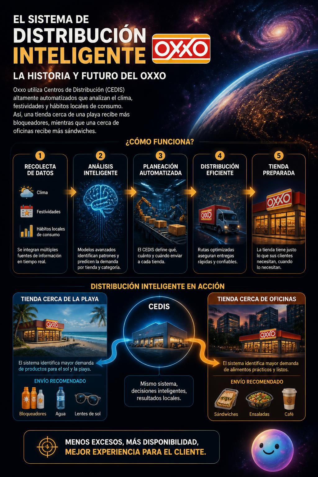 El sistema de distribución inteligente